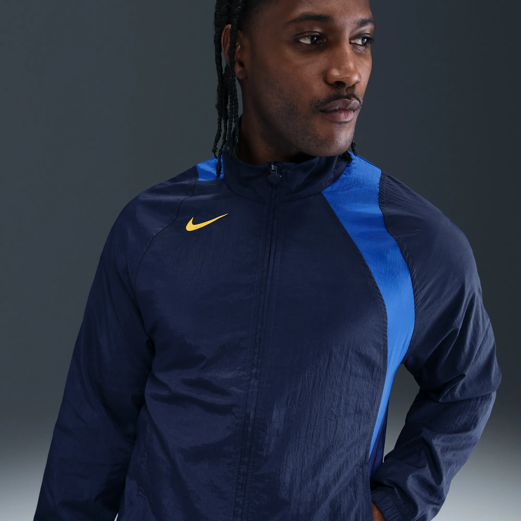 Nike Total 90 Men's Repel Football Tracksuit Jacket - Blue