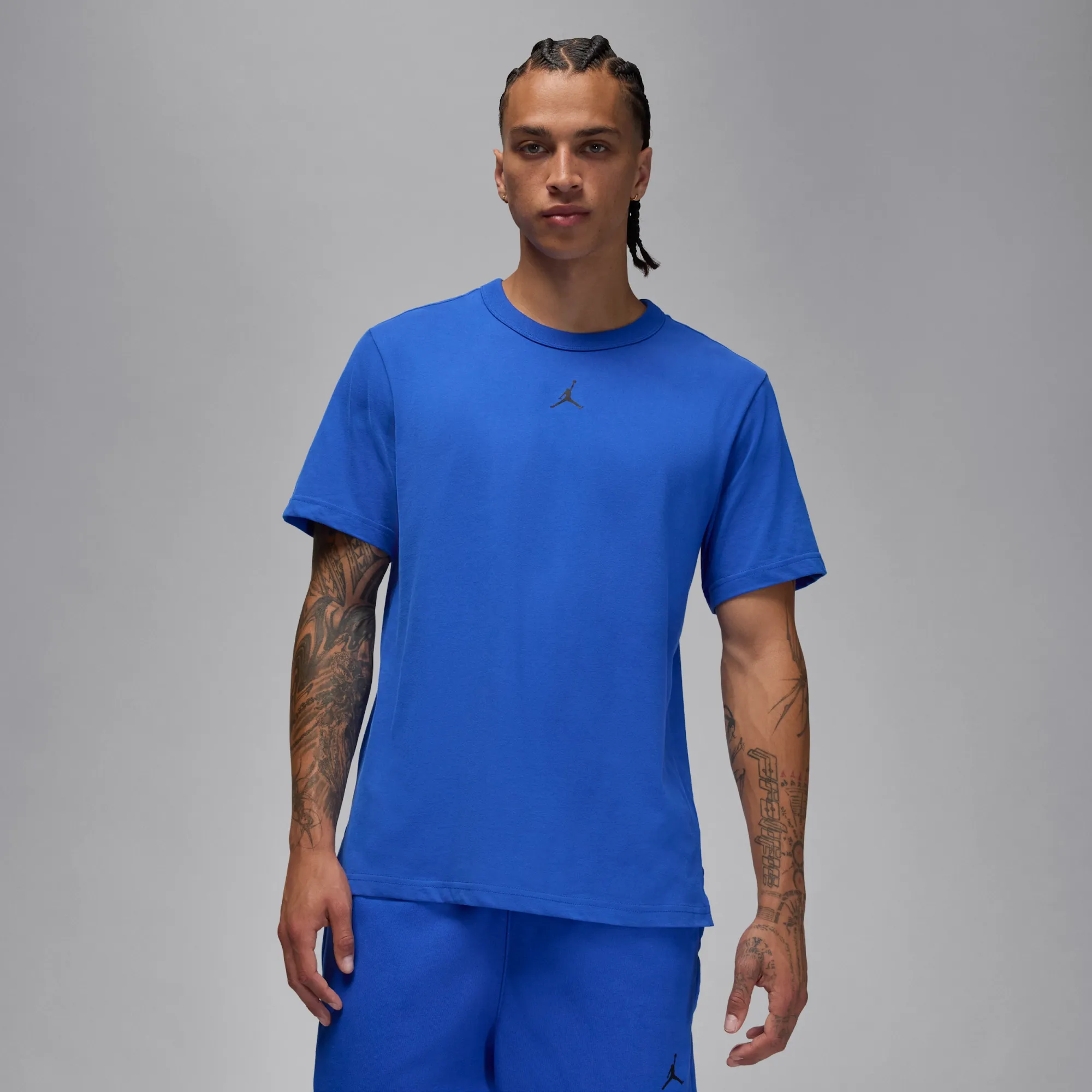 Nike Jordan Sport Men's Dri-FIT Short-Sleeve Top - Blue