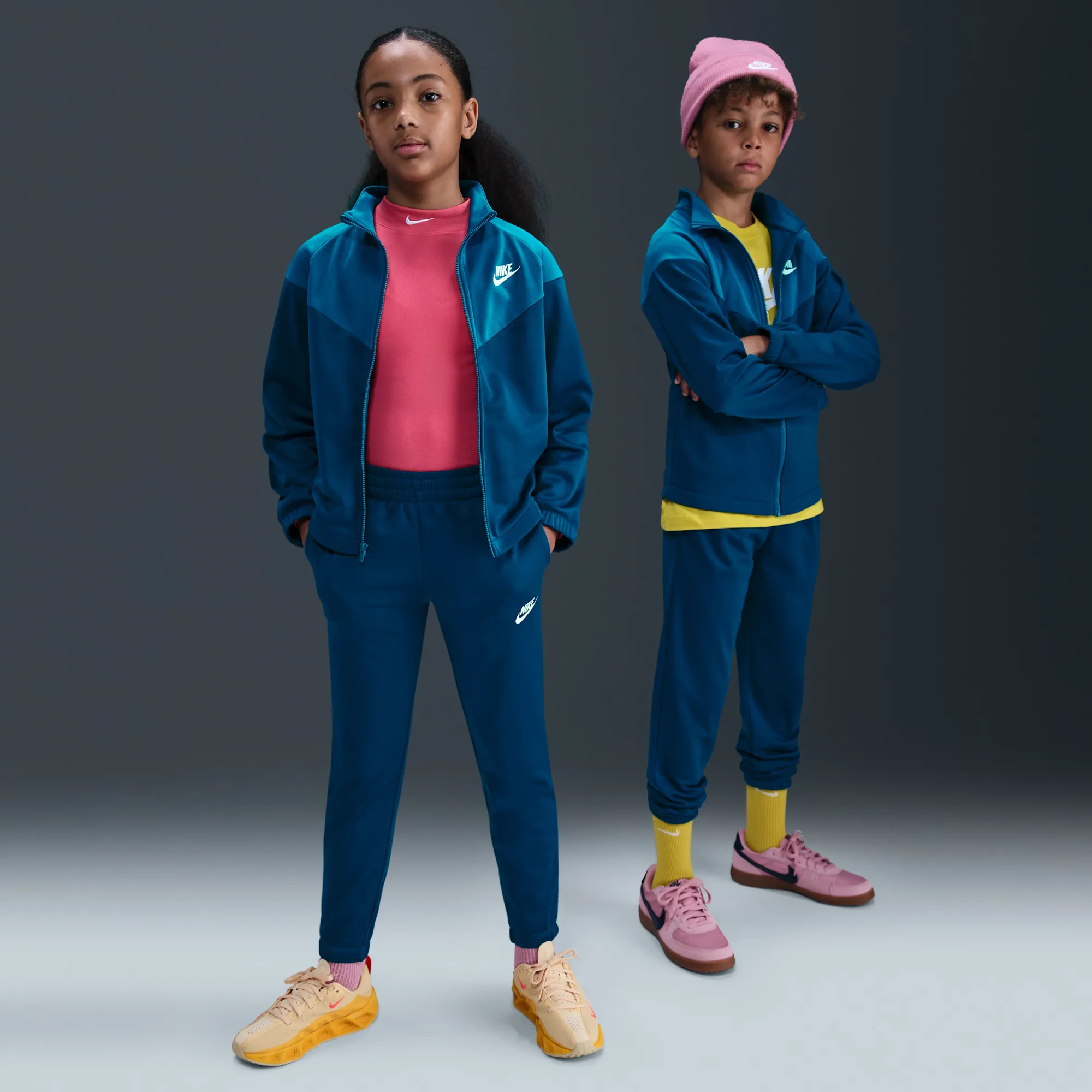 Nike Sportswear Older Kids' Dri-FIT Tracksuit - Blue