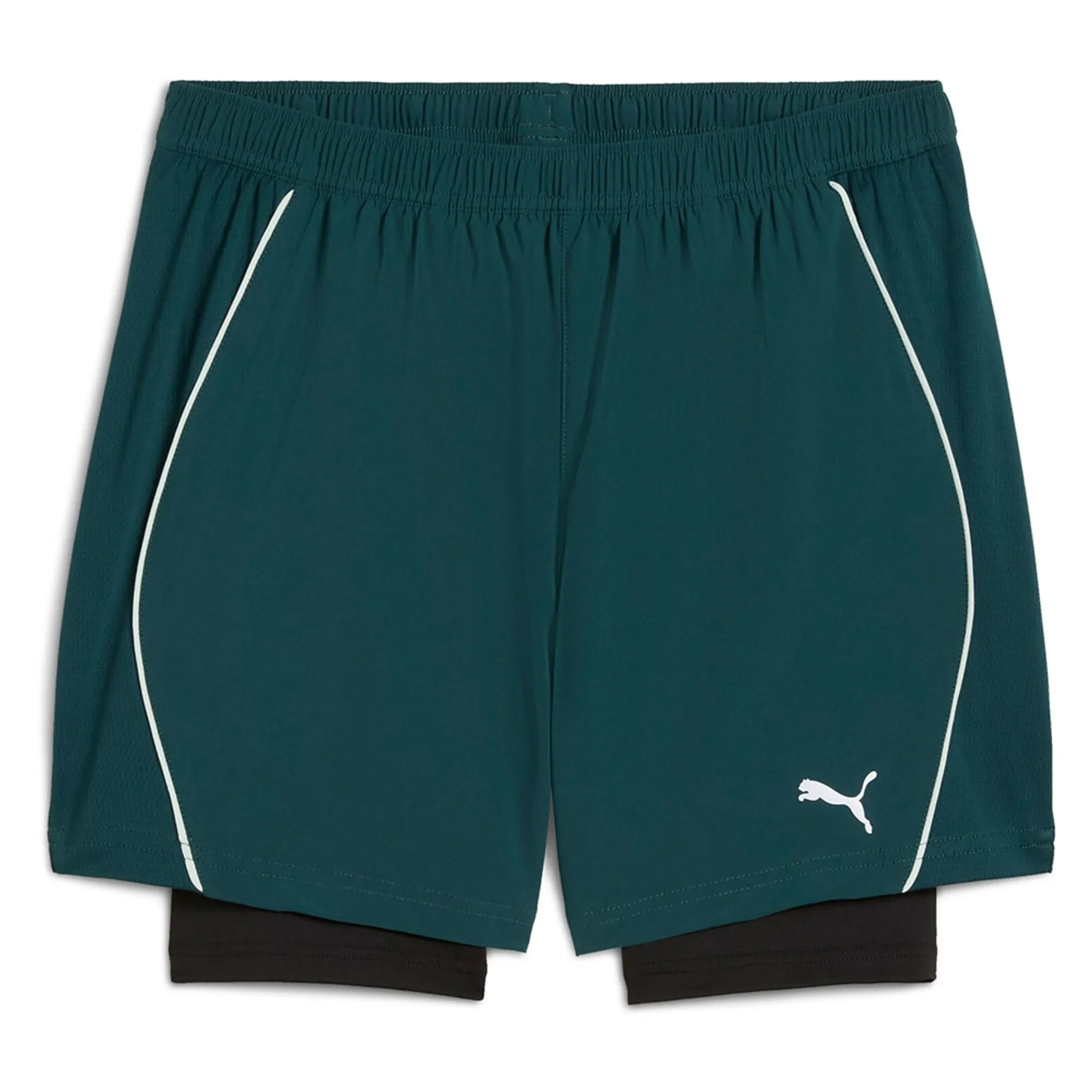 PUMA Velocity 2-in-1 Running Shorts Men, Green Terrain