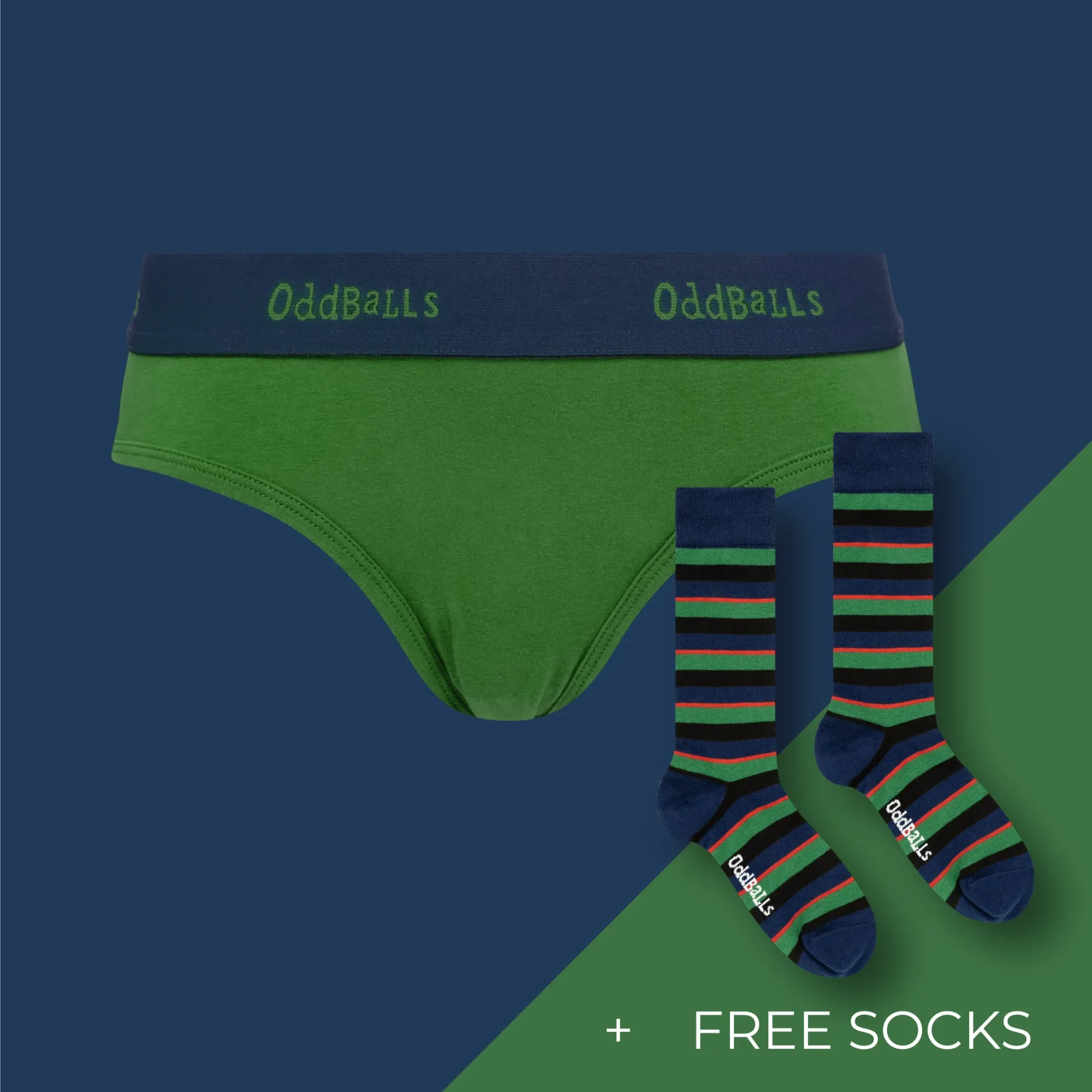 Women's Plain Brief Knickers Subscription - Monthly (Free Socks + Free Delivery!)