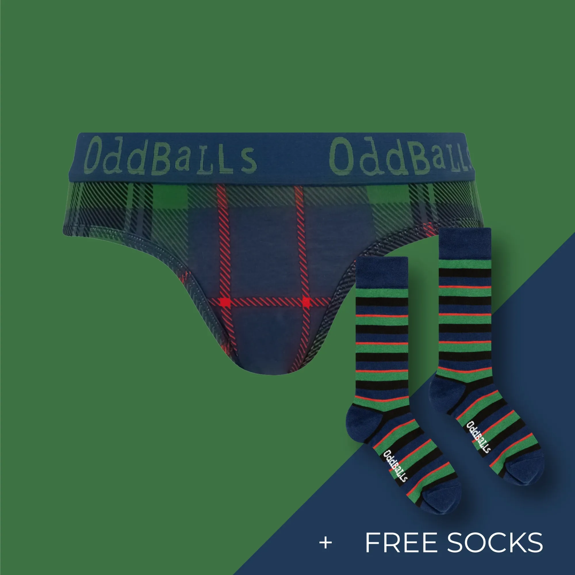 Women's Patterned Brief Knickers Subscription - Monthly (Free Socks + Free Delivery!)