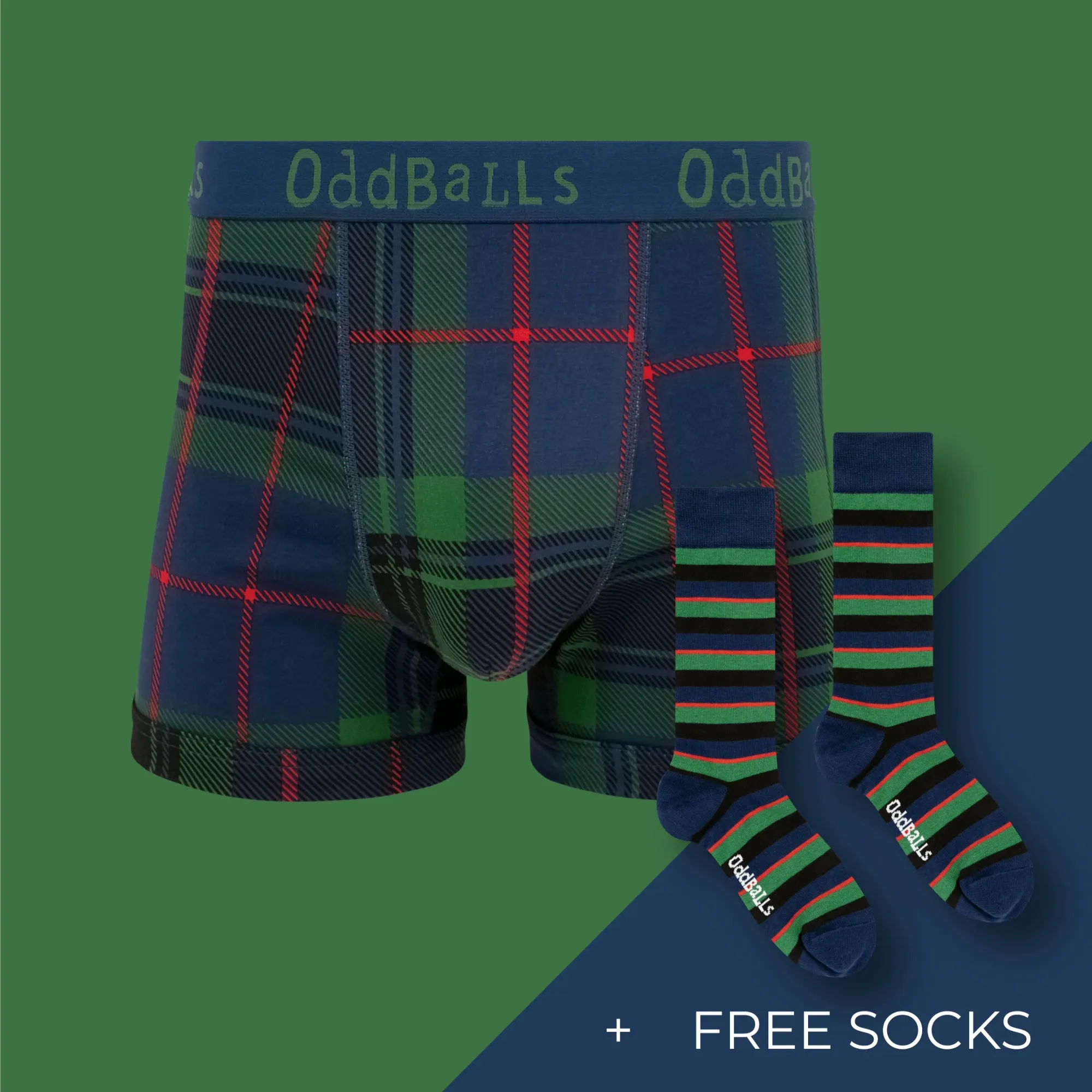 Men's Patterned Cotton Boxer Shorts Subscription - Monthly Underwear (Free Socks + Free Delivery!)