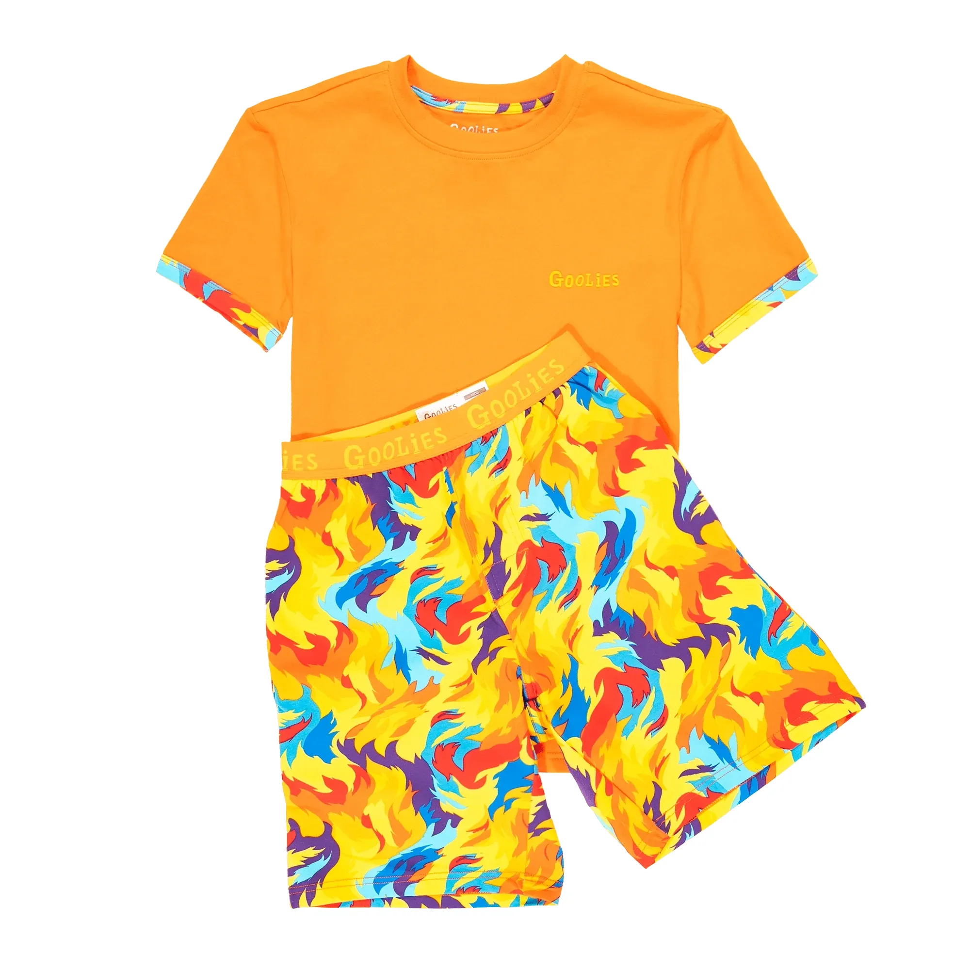 Great Balls of Fire - Kids Short Pyjamas Set (T-Shirt & Shorts)