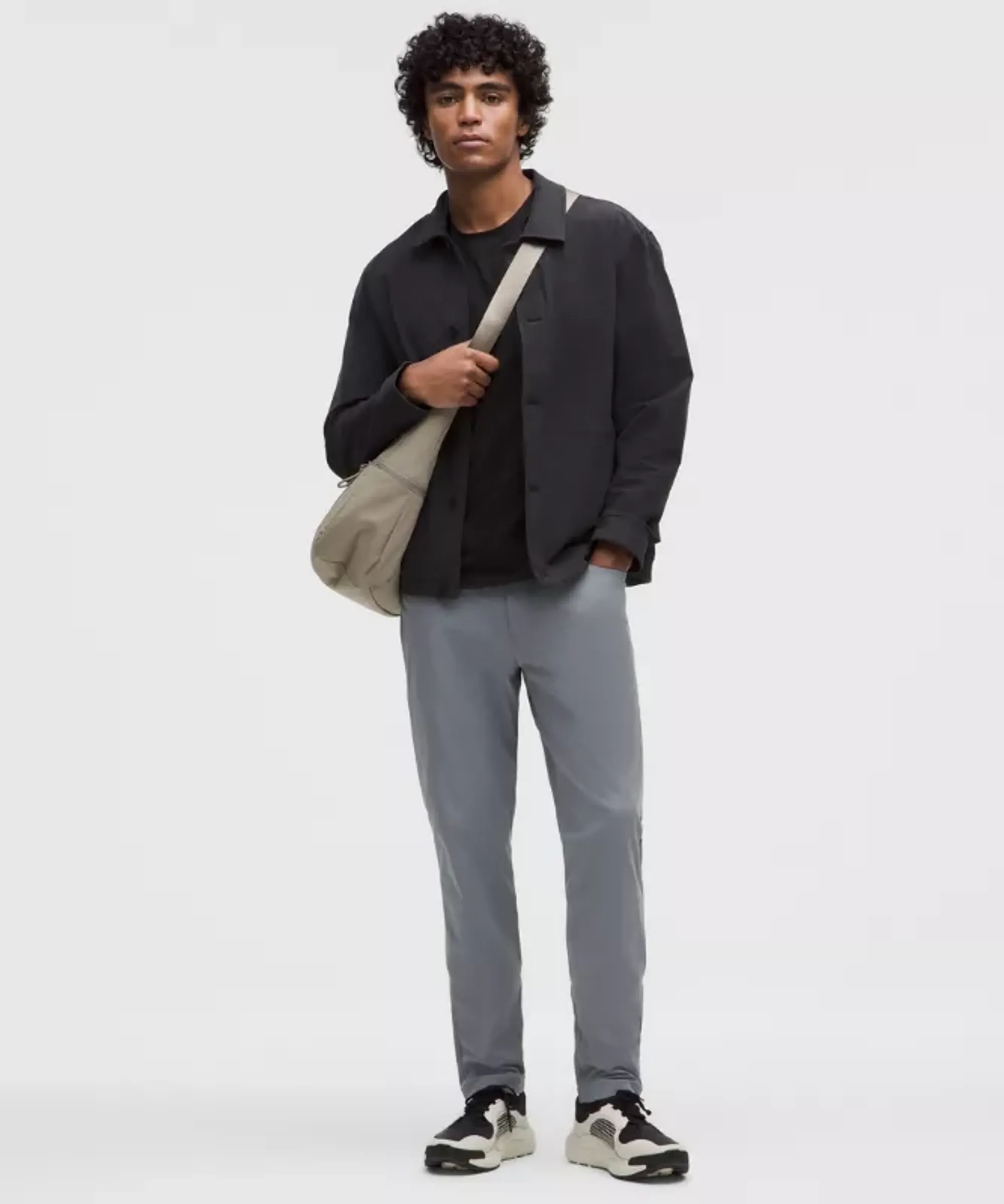 lululemon – Men's ABC Slim-Fit 5 Pocket Trousers 32L Warpstreme – Color Grey – Size 28