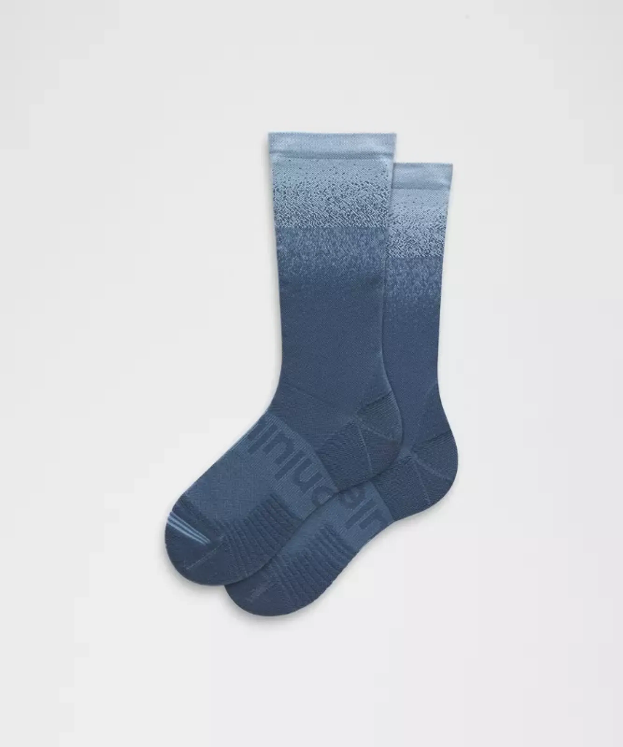 lululemon – Power Stride Crew Socks Ombre – Color Blue – Size Large