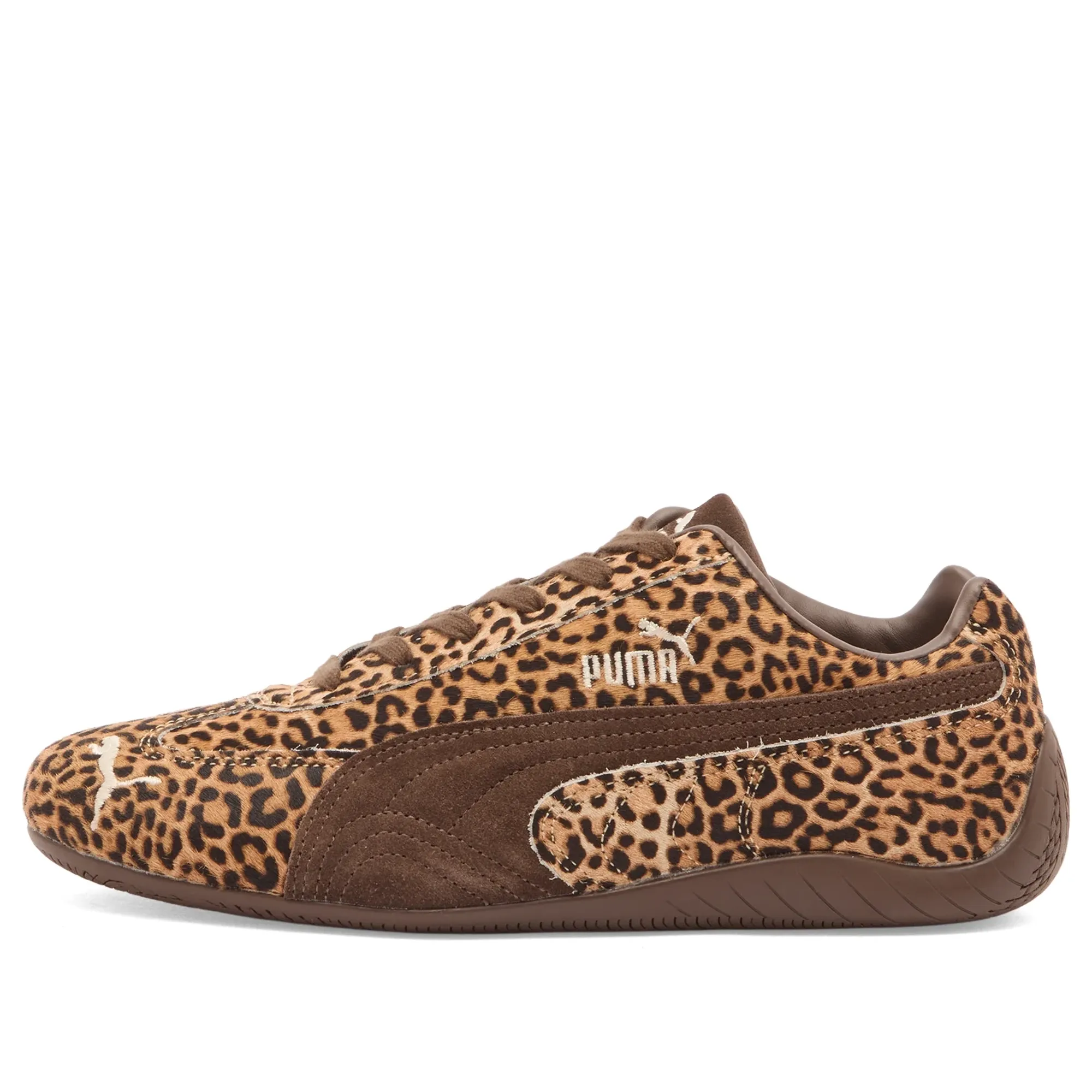 PUMA SpeedCat Wild Sneakers Women, Chocolate/Warm White