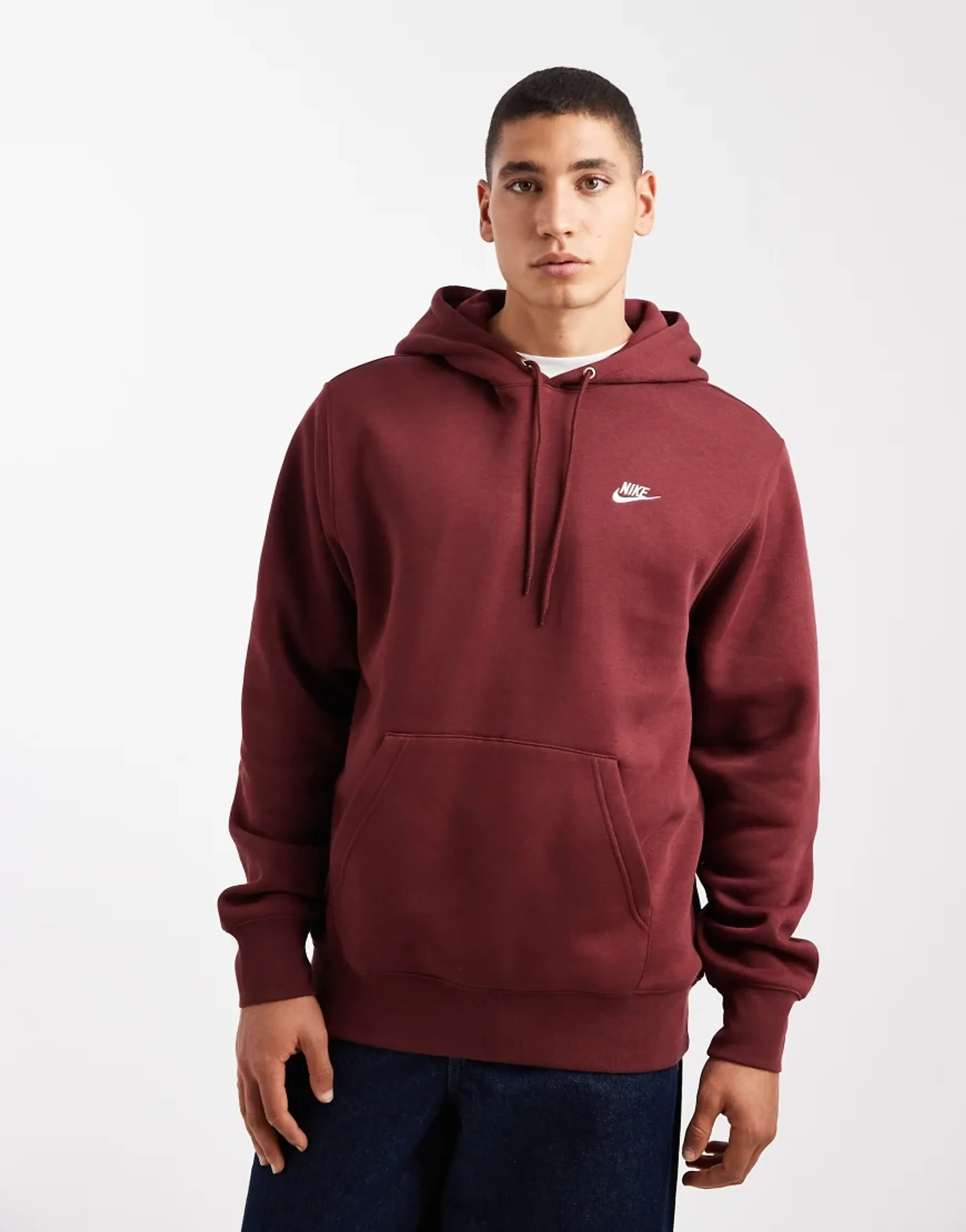 Nike Club Men Hoodies - Red