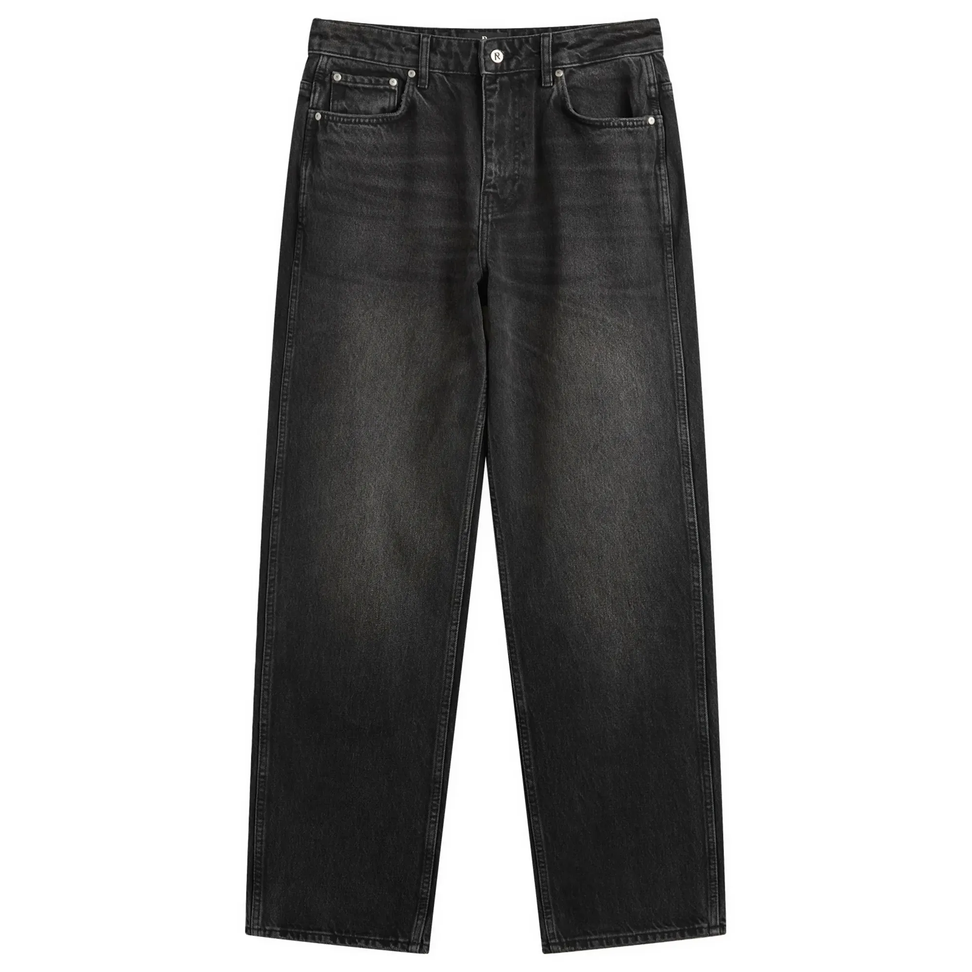 Represent Men's R3 Baggy Denim Aged Black