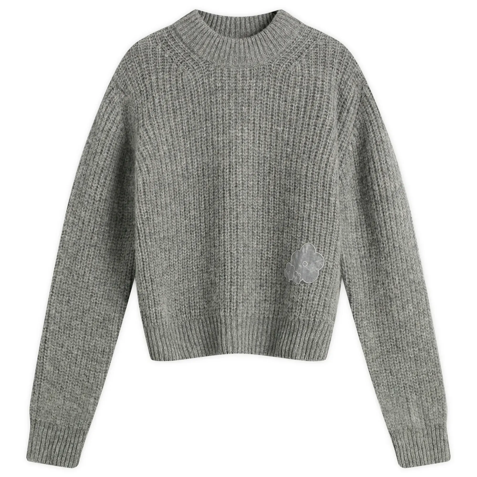Cecilie Bahnsen Women's Bega Fisherman Knit Light Grey