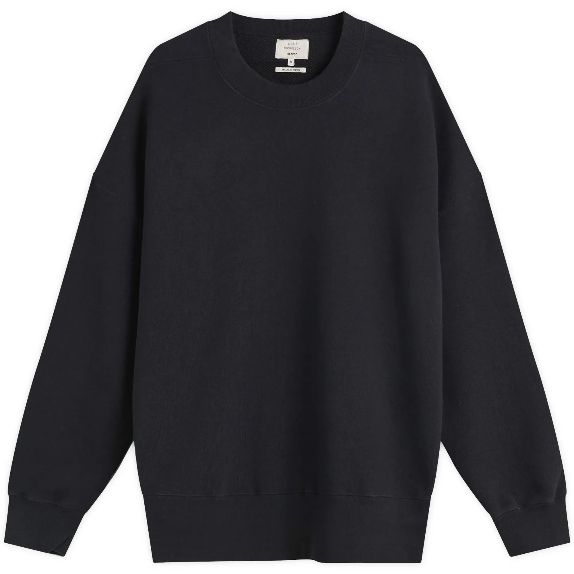 Studio Nicholson Men's x Beams Plus Golightly Jersey Sweat Darkest Navy