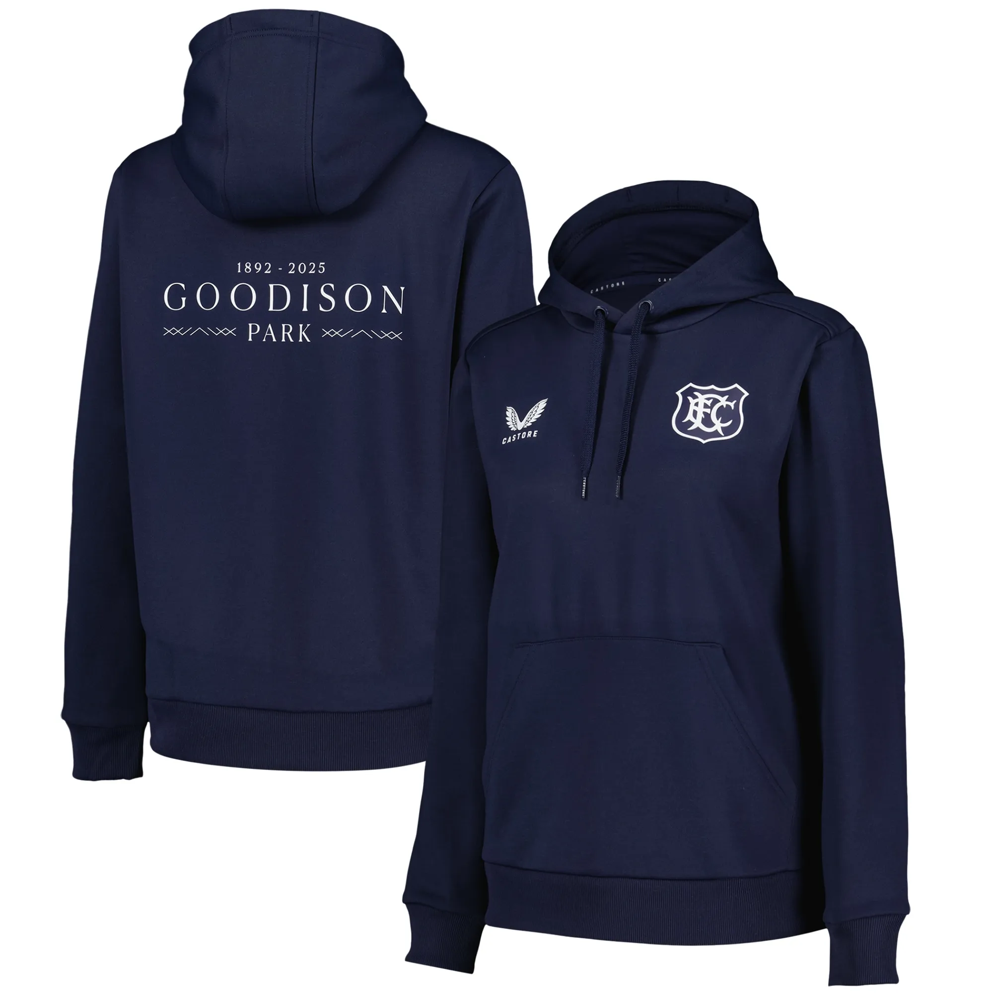 Everton Castore Echoes of an Era Hoodie - Navy - Womens