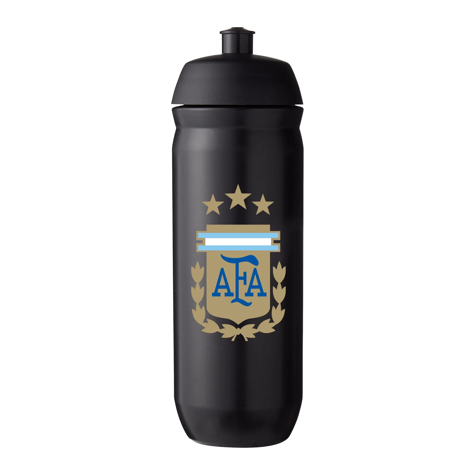 Argentina Logo Plastic 750ml Waterbottle - Black