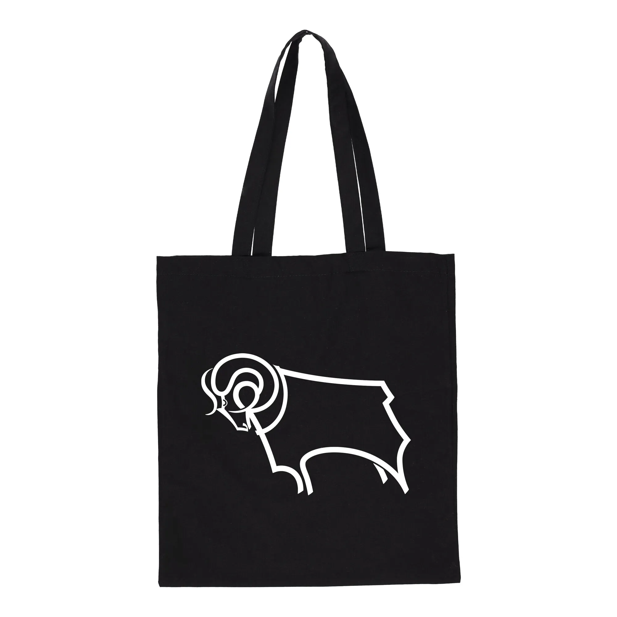 Derby County Logo Tote Bag - Black