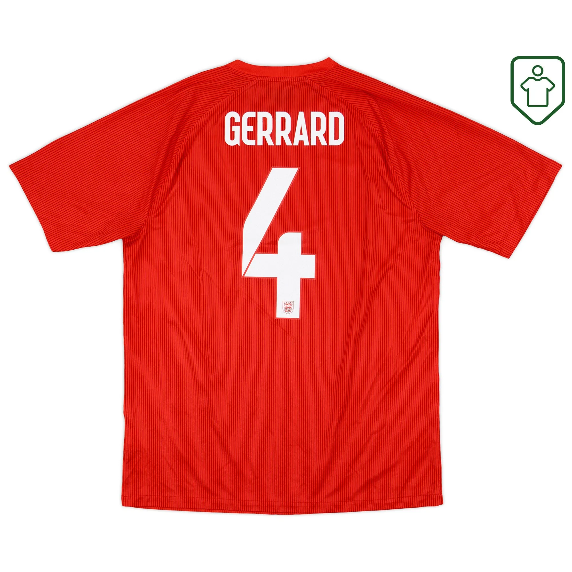 England Nike Away Shirt Gerrard #4 2014-15 - Excellent - 8/10