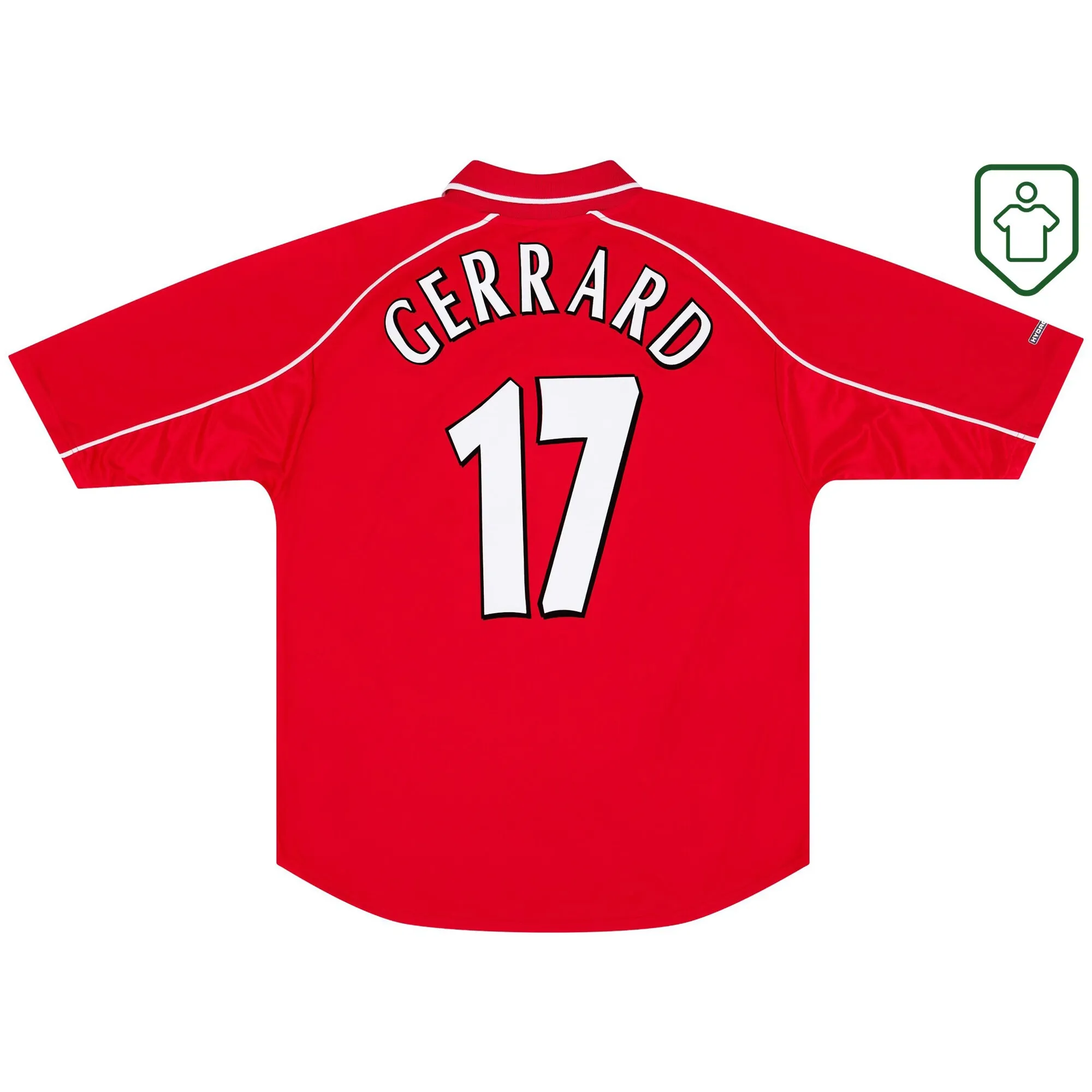 Liverpool Reebok Home Shirt Gerrard #17 2000-02 - Excellent - 8/10