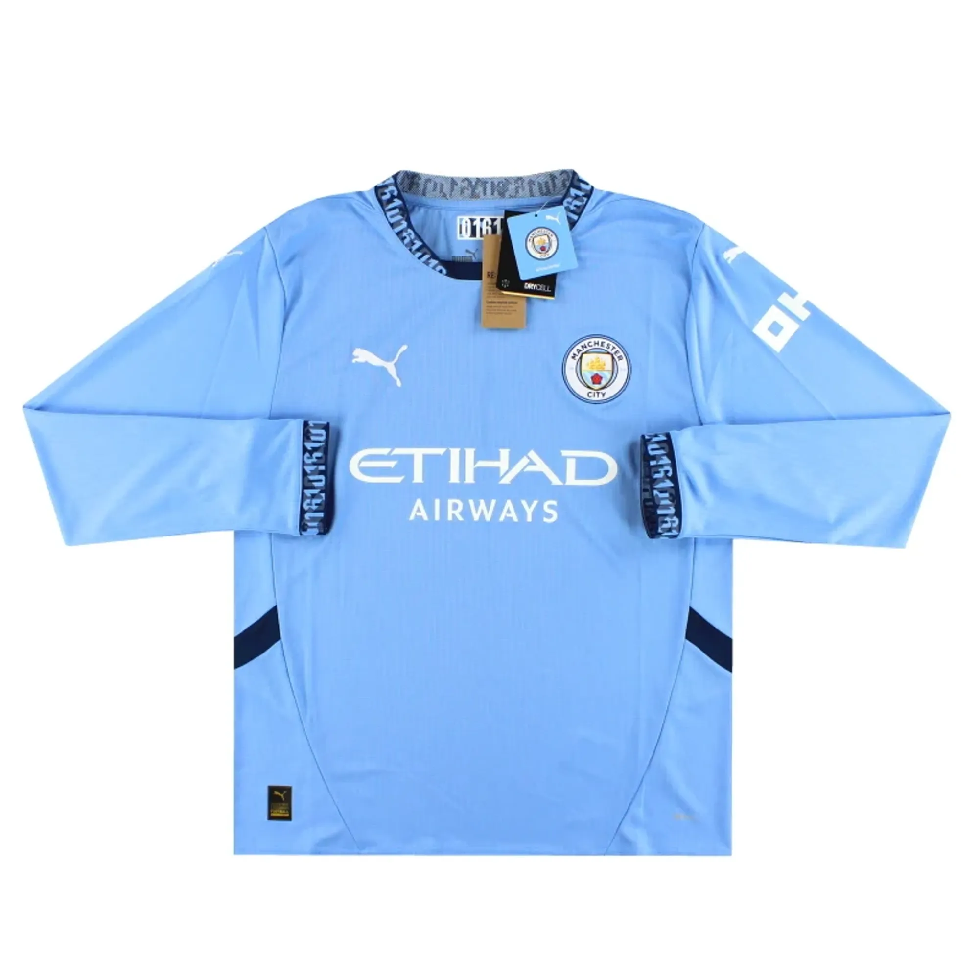 2024-25 Manchester City Puma Home Shirt L/S *w/tags* - Manchester City / w/tags 