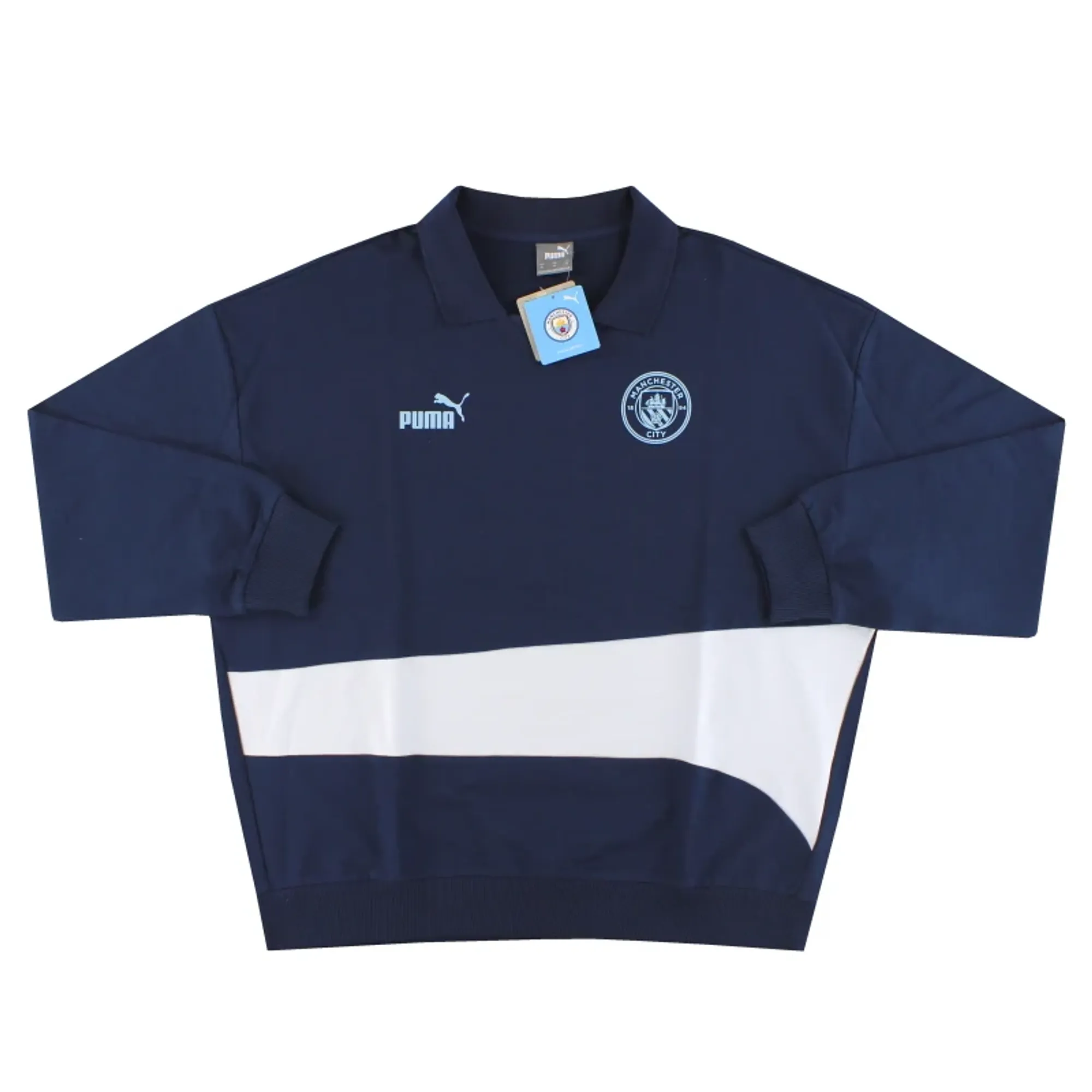 2024-25 Manchester City Puma FtblCulture Sweat Top *w/tags* - Manchester City / w/tags 