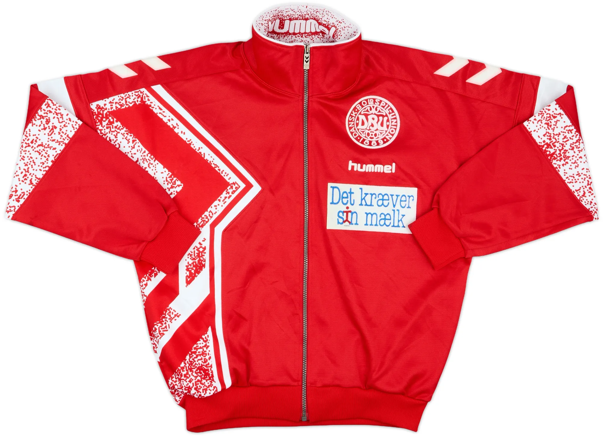 1995-96 Denmark Hummel Track Jacket - 9/10 - (L)