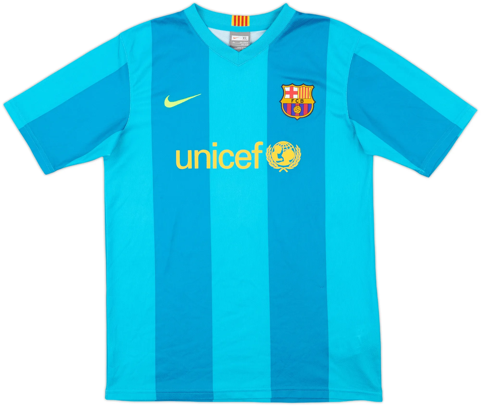 Nike Barcelona Boys SS Away Shirt 2007/09