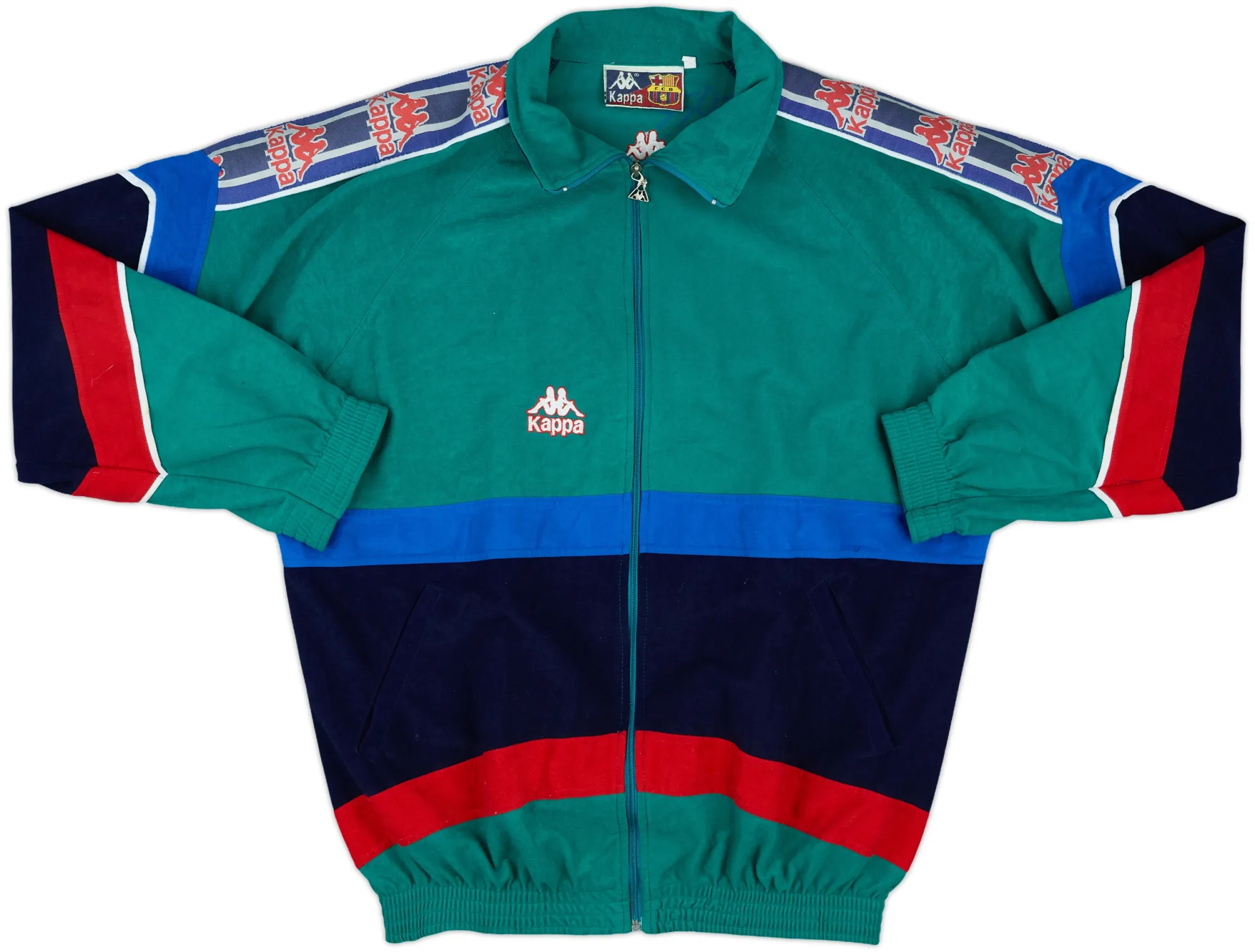1995-97 Barcelona Kappa Track Jacket - 9/10 - (XXL)