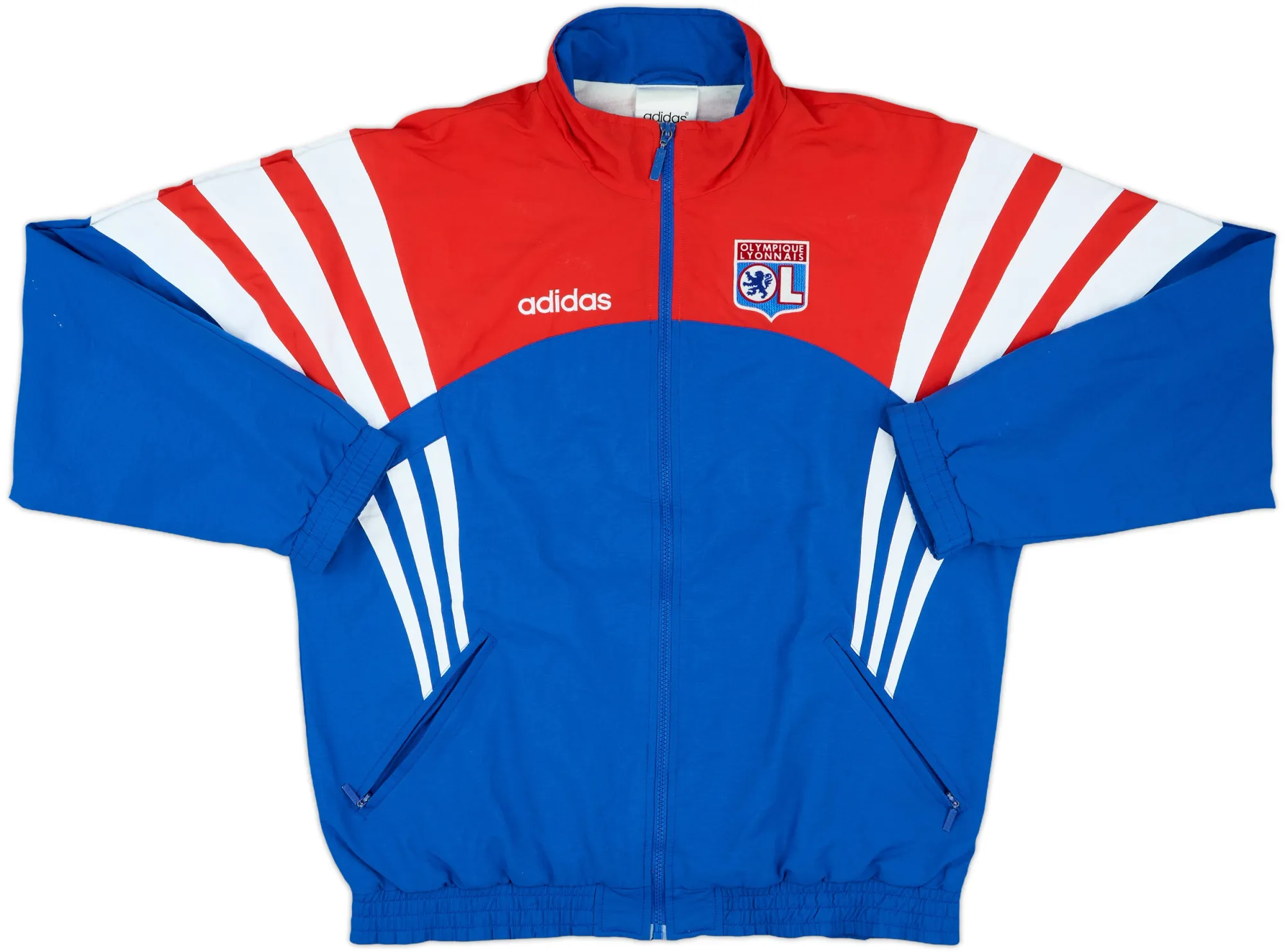1996-97 Lyon adidas Track Jacket - 8/10 - (XL)