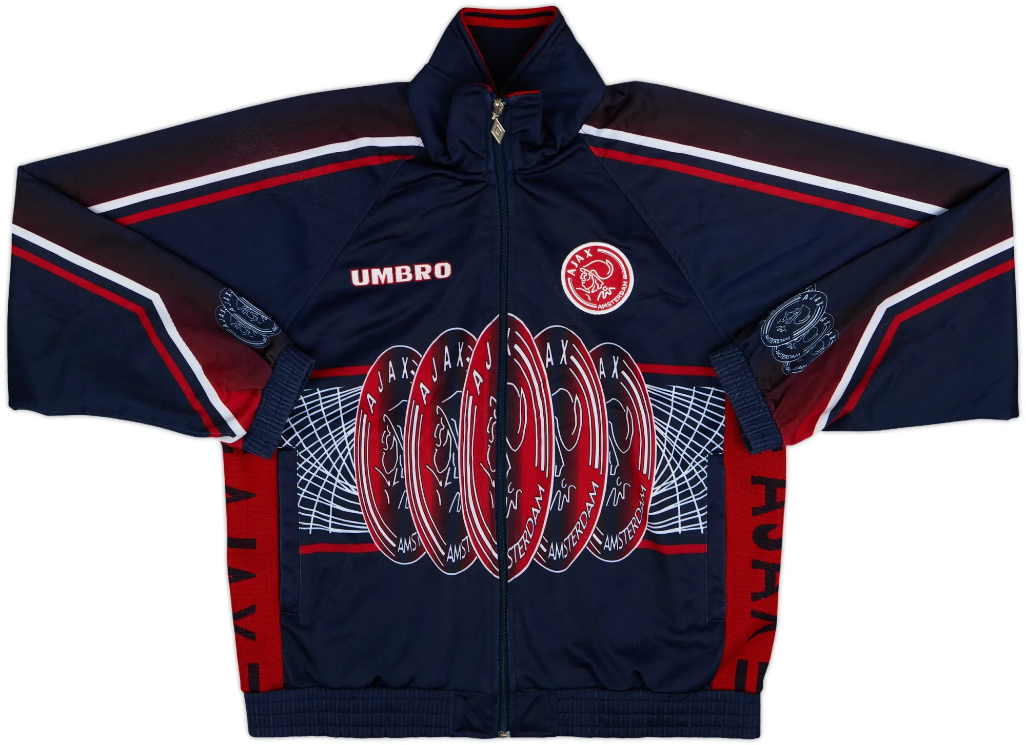 1997-98 Ajax Umbro Track Jacket - 8/10 - (S)