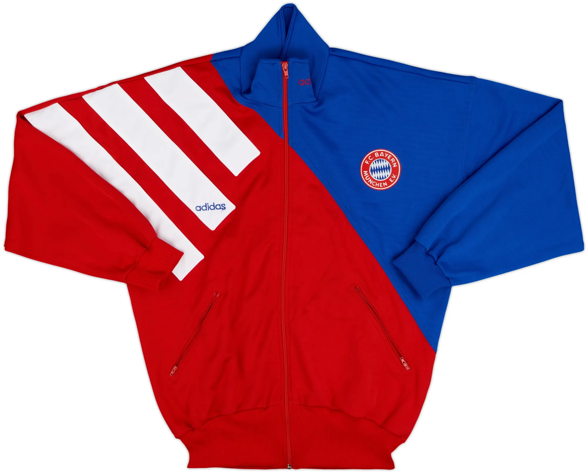 1993-95 Bayern Munich adidas Track Jacket - 10/10 - (L)