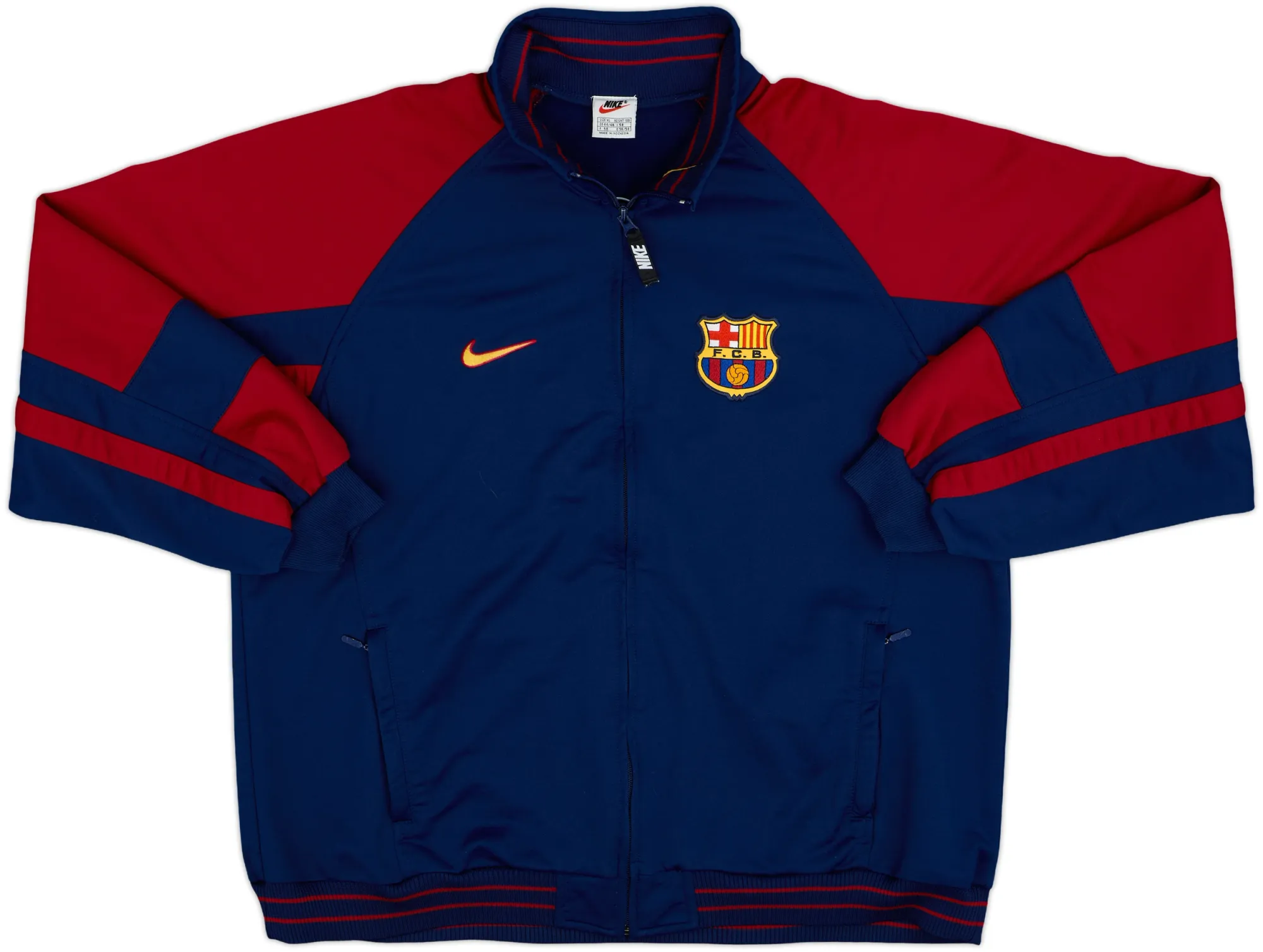 1999-00 Barcelona Nike Track Jacket - 9/10 - (XL)