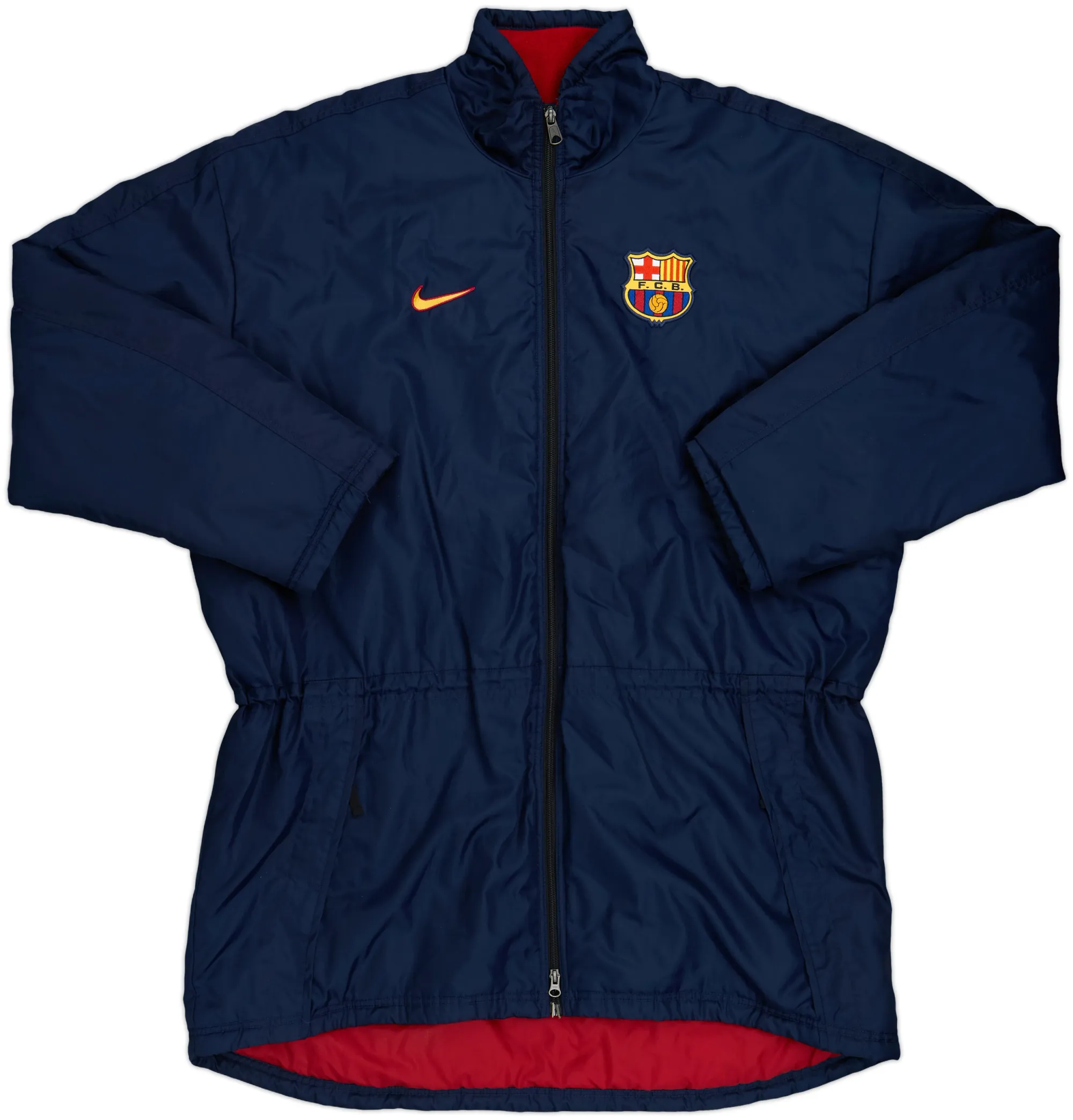1998-99 Barcelona Nike Padded Bench Coat - 7/10 - (XL)