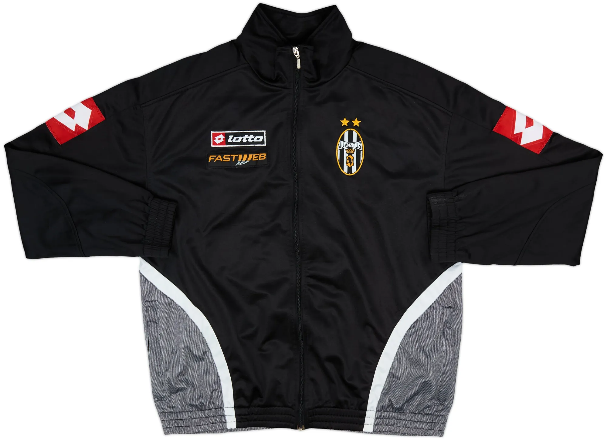 2001-02 Juventus Lotto Track Jacket - 9/10 - (XL)