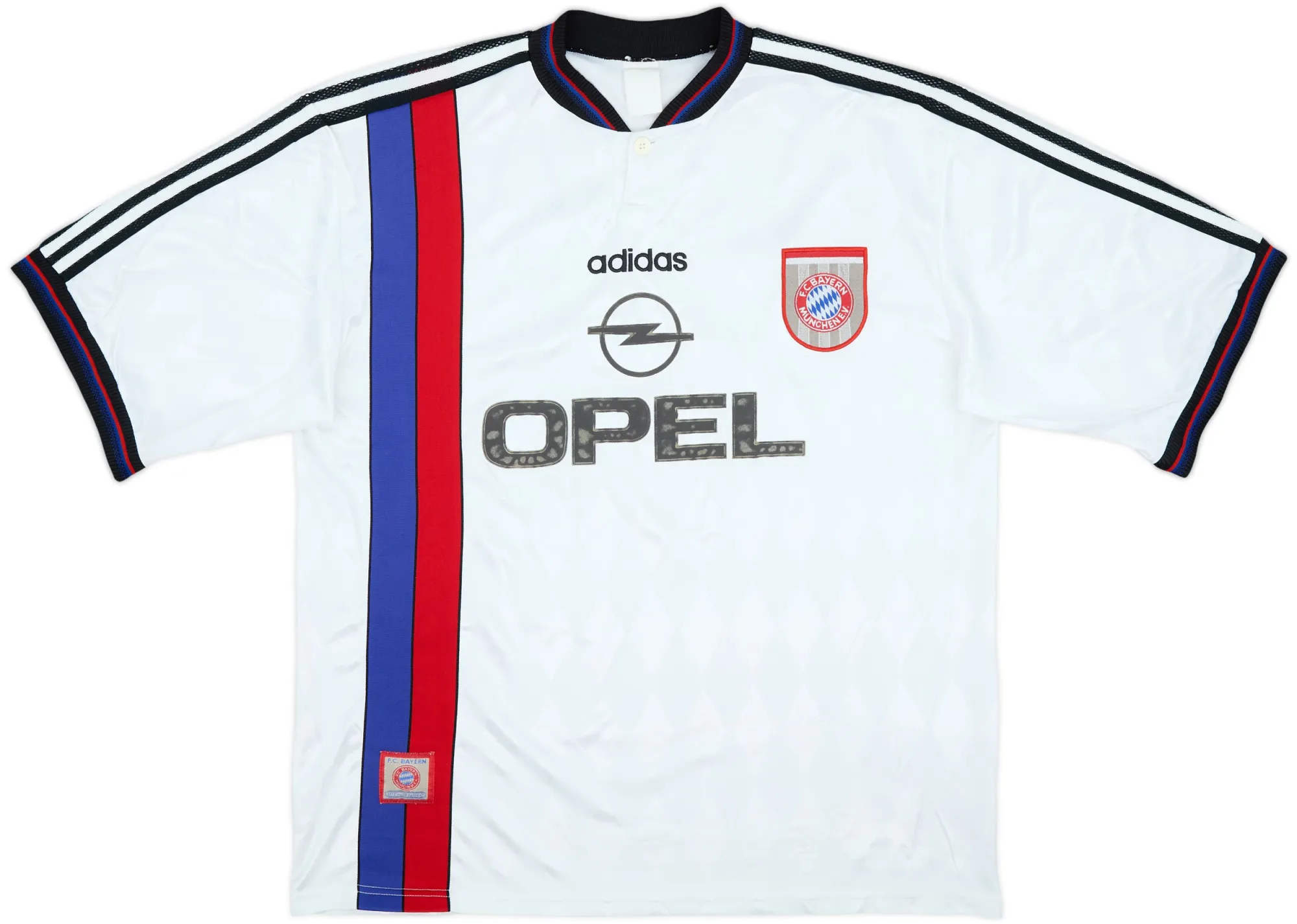 adidas Bayern Munich Mens SS Away Shirt 1996/98