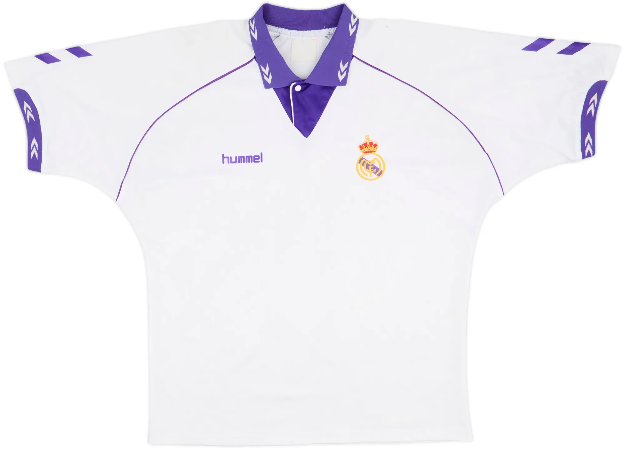 Hummel Real Madrid Mens SS Home Shirt 1993/94