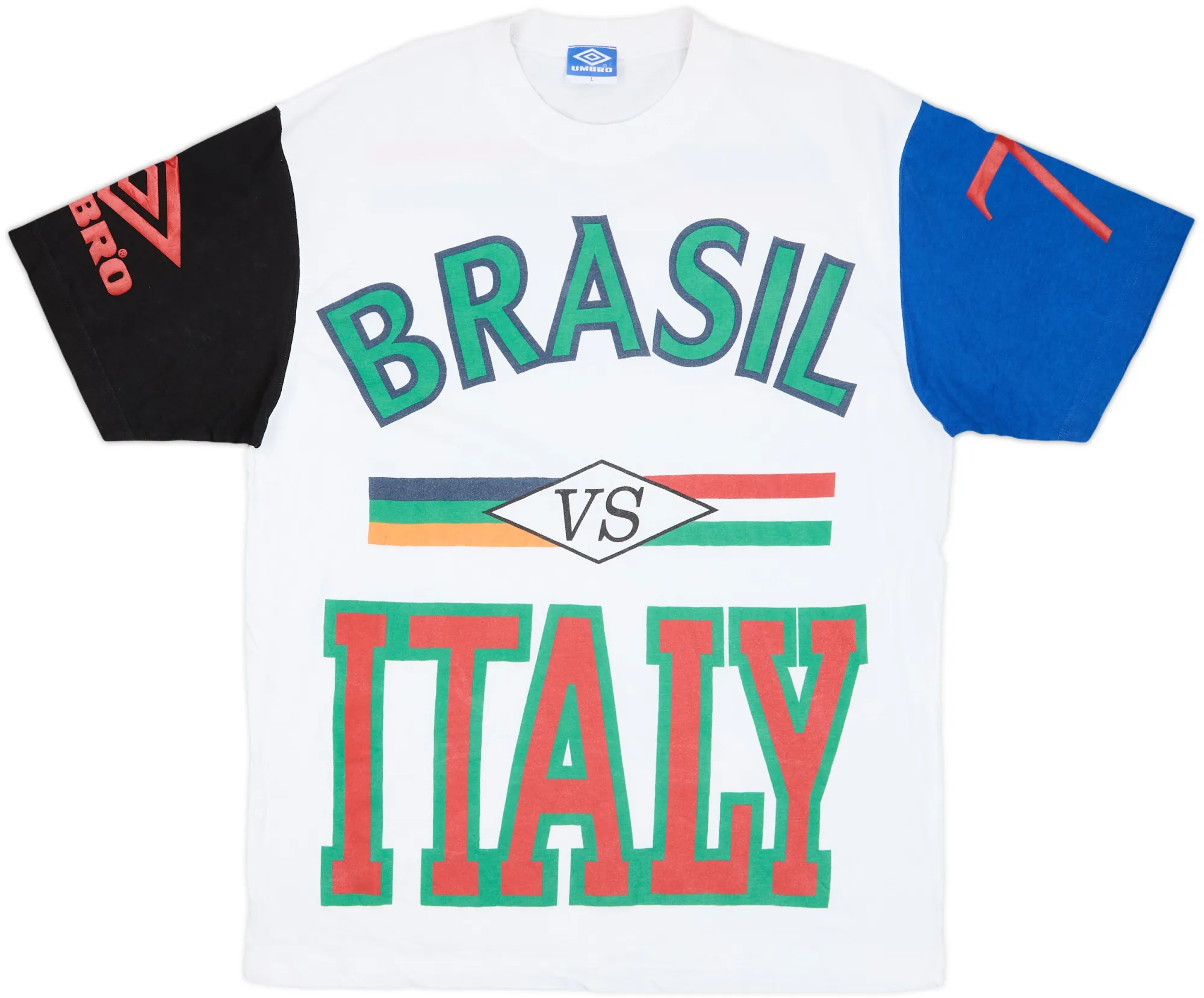 1990s Brazil Umbro '1970 World Cup' Graphic Tee - 7/10 - (L)