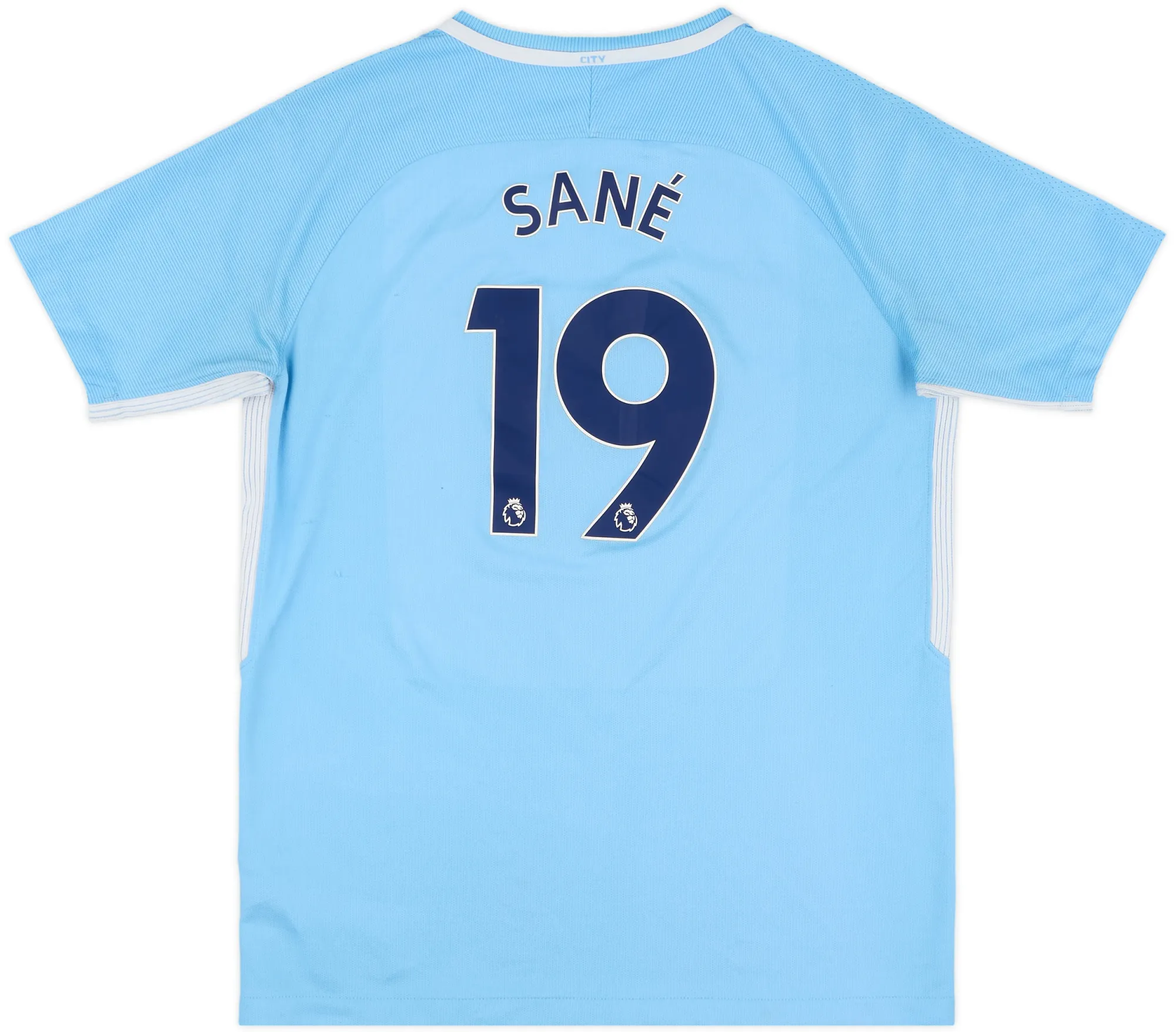 Nike Manchester City Boys SS Home Shirt 2017/18