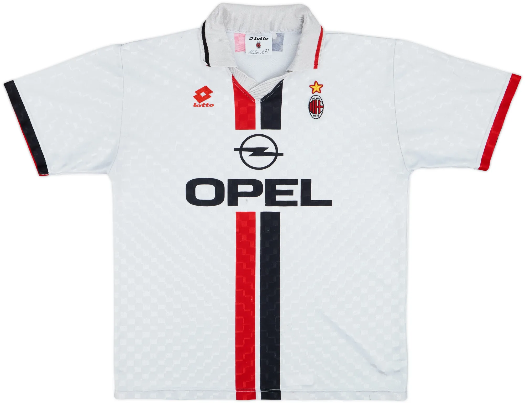 Lotto AC Milan Mens SS Away Shirt 1995/96