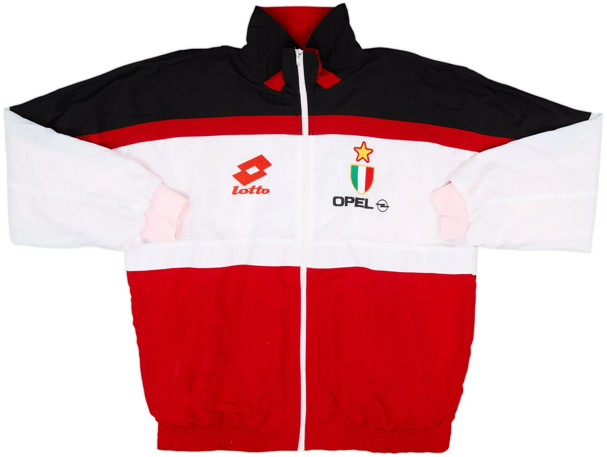 1994-95 AC Milan Lotto Track Jacket - 7/10 - (XXL)