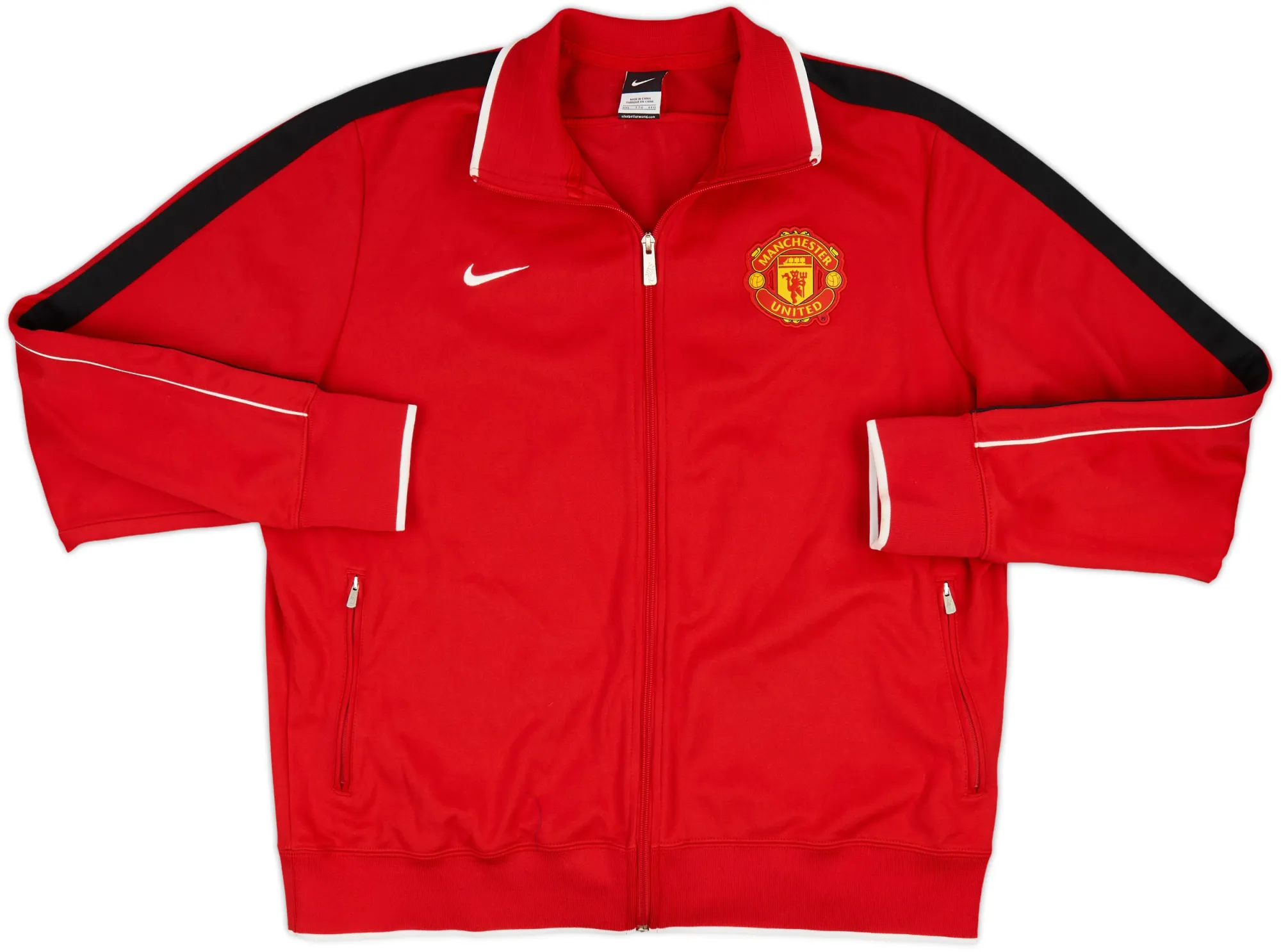 2011-12 Manchester United Nike Track Jacket - 8/10 - (XXL)