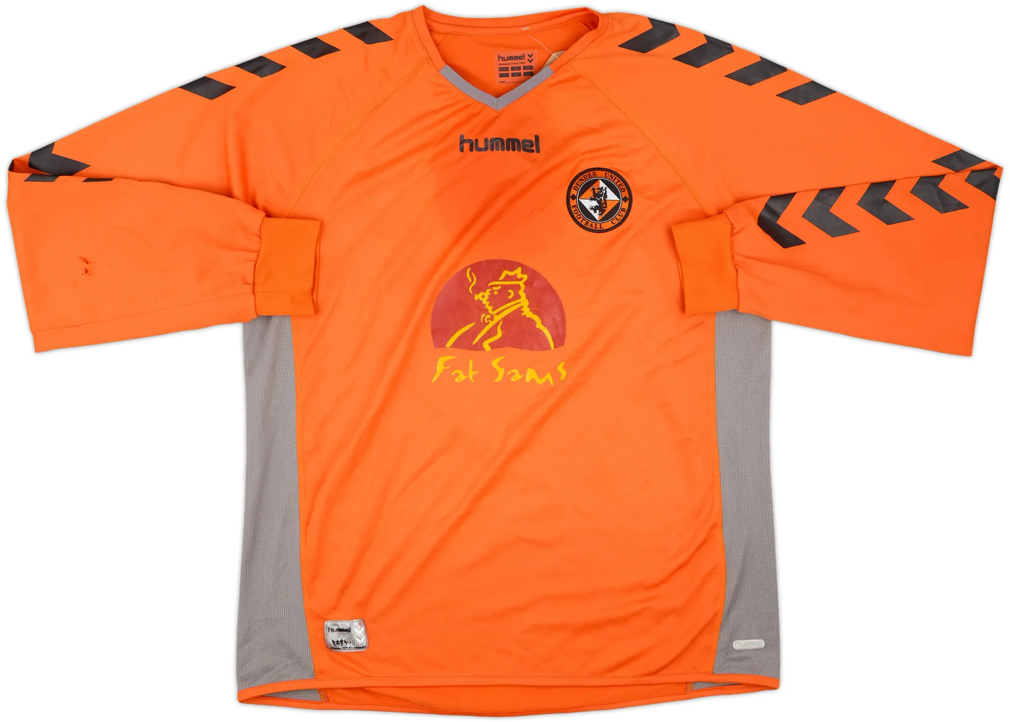 Hummel Dundee United Mens LS Player Issue Home Shirt 2006/07