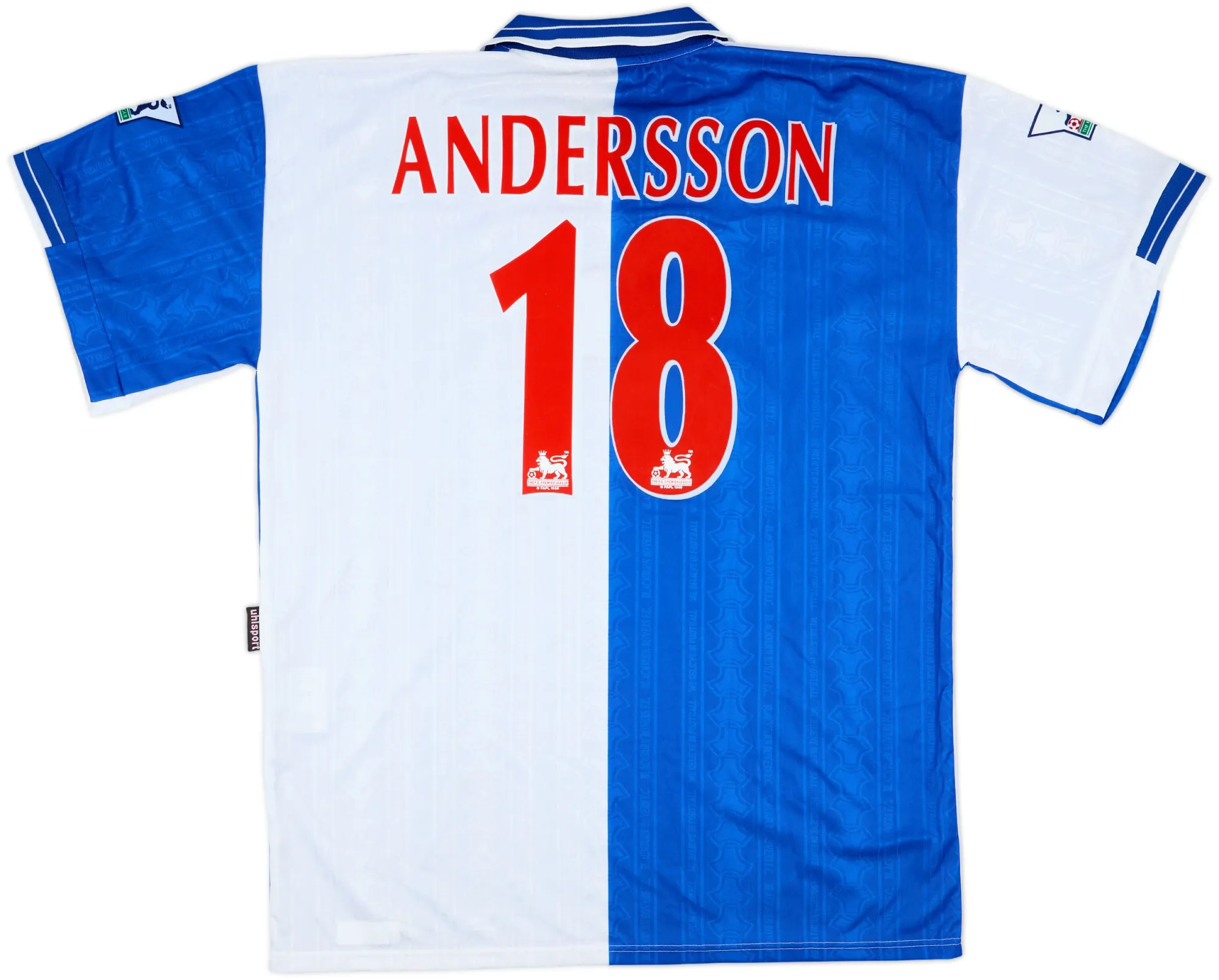 Home Blackburn Rovers Mens SS Player Issue Home Shirt 1998/99