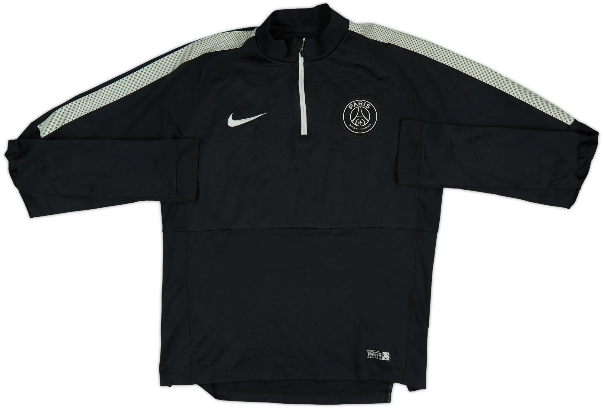 2014-15 Paris Saint-Germain Nike 1/4 Zip Drill Top - 8/10 - (M)