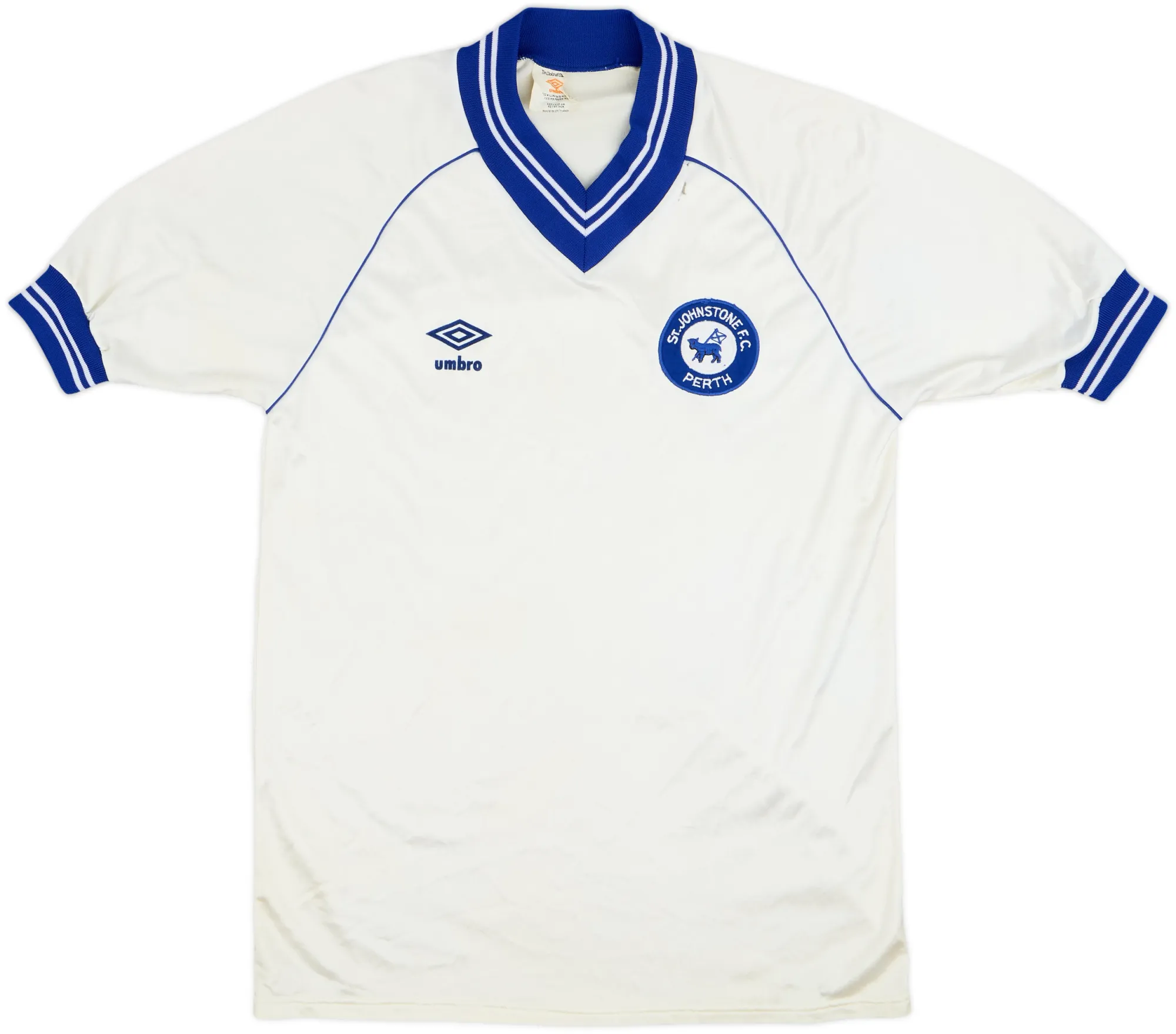 Umbro St Johnstone Mens SS Away Shirt 1982/84