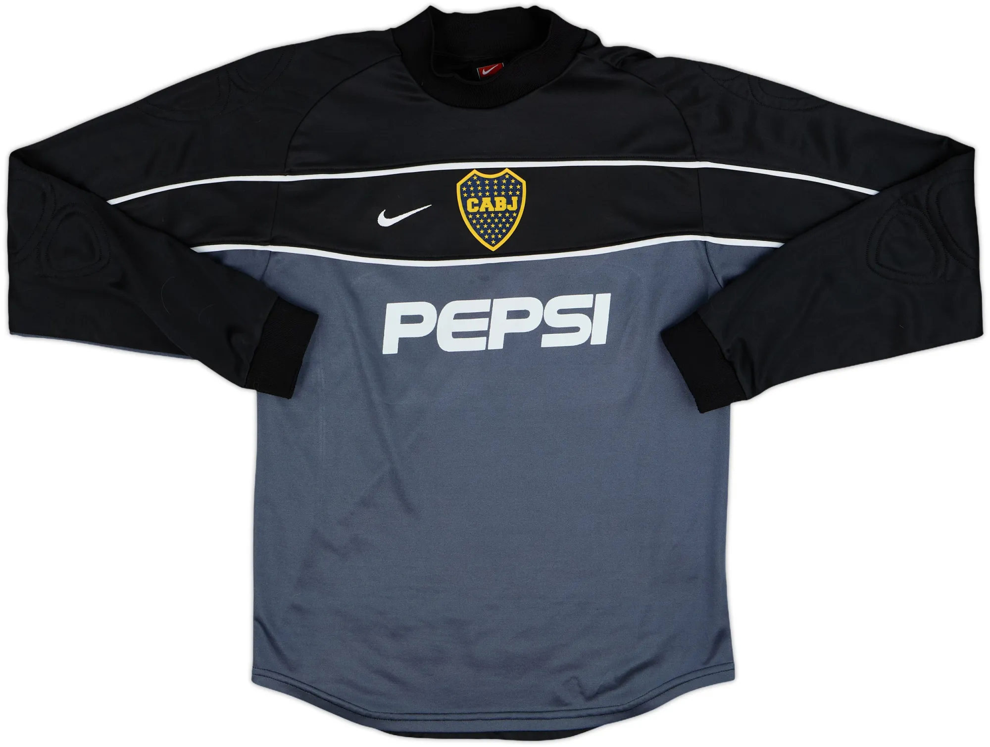 Nike Boca Juniors Boys LS Goalkeeper Home Shirt 2002/03