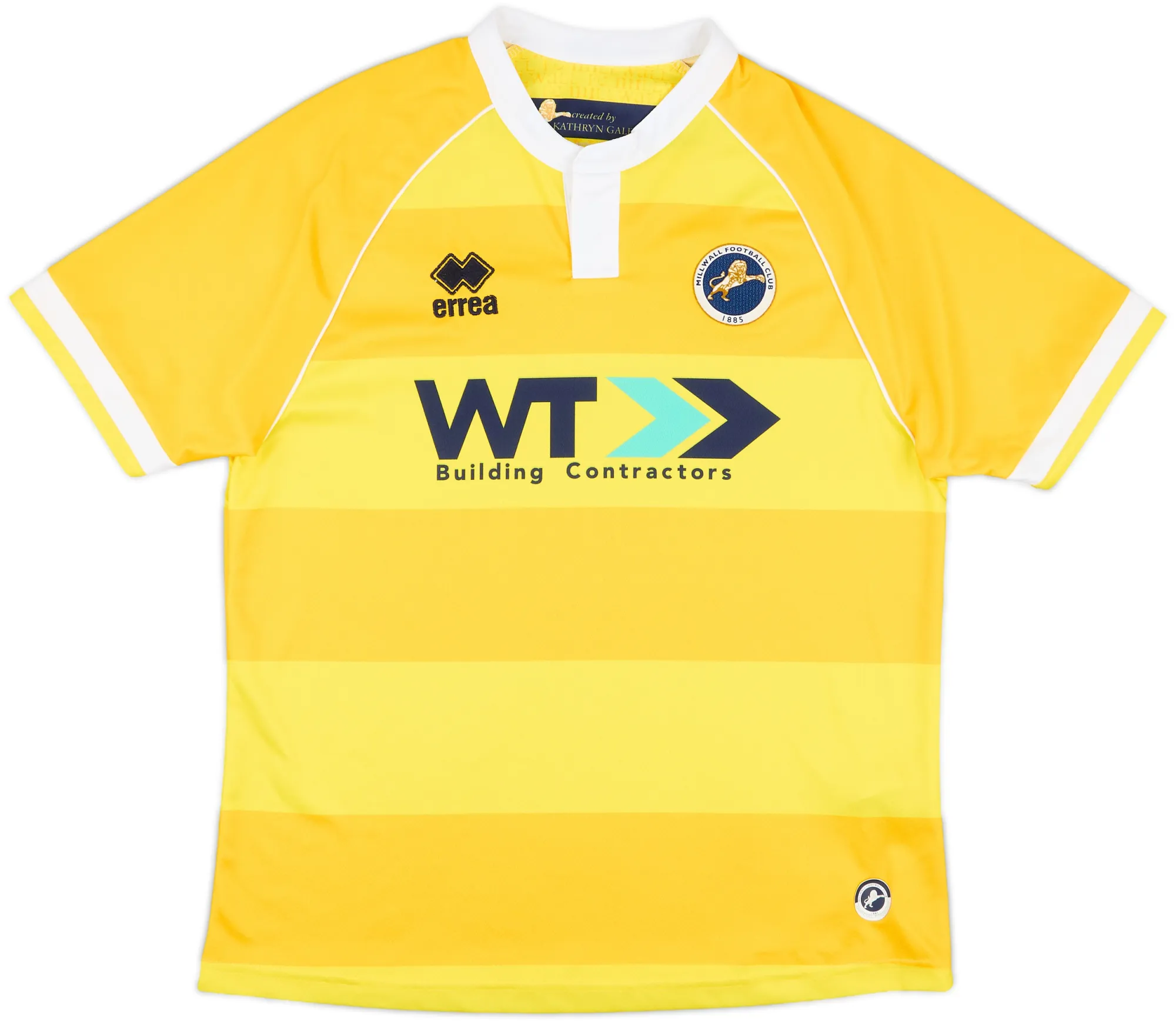 Errea Millwall Mens SS Away Shirt 2016/17