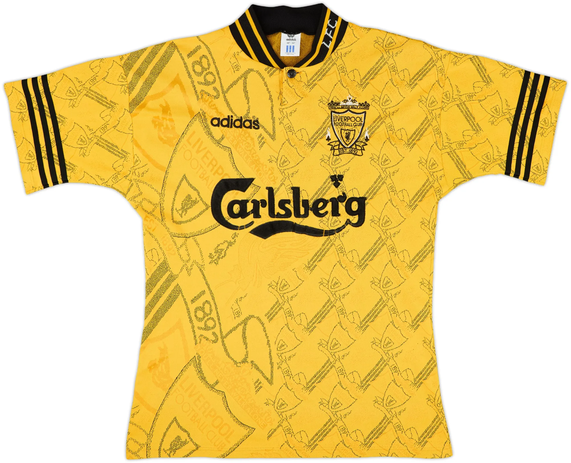 adidas Liverpool Mens SS Third Shirt 1994/96