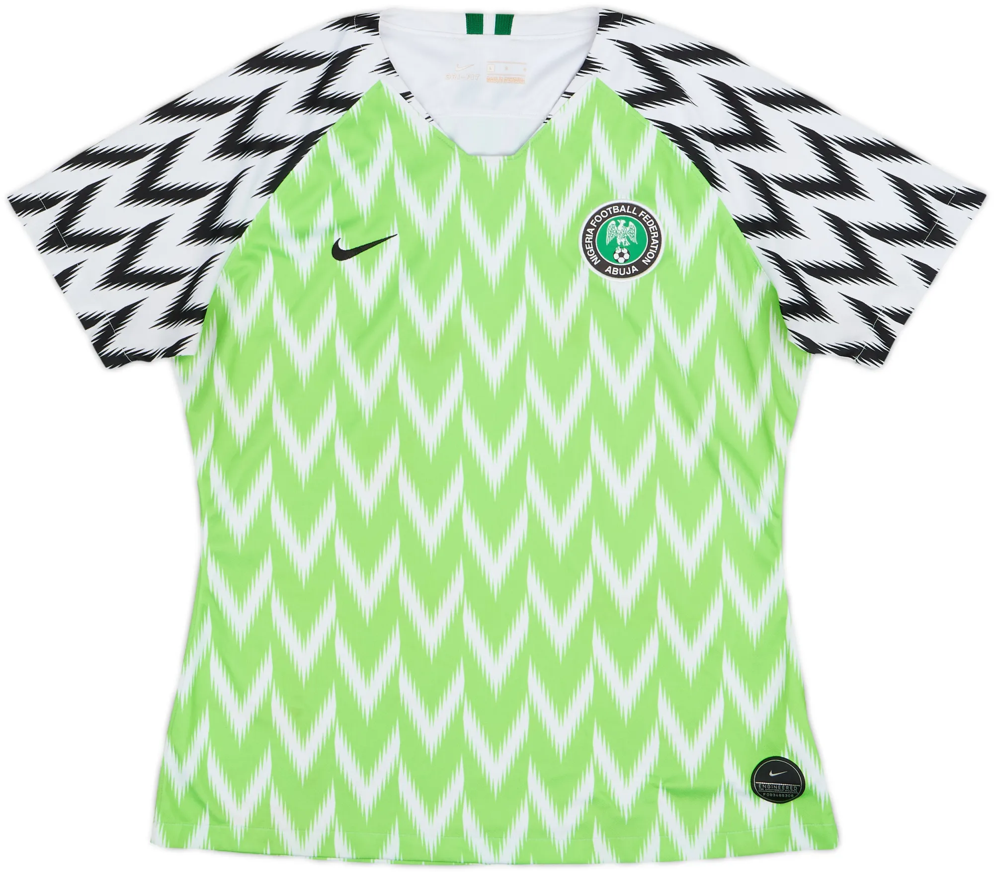 Nike Nigeria Womens SS Home Shirt 2018