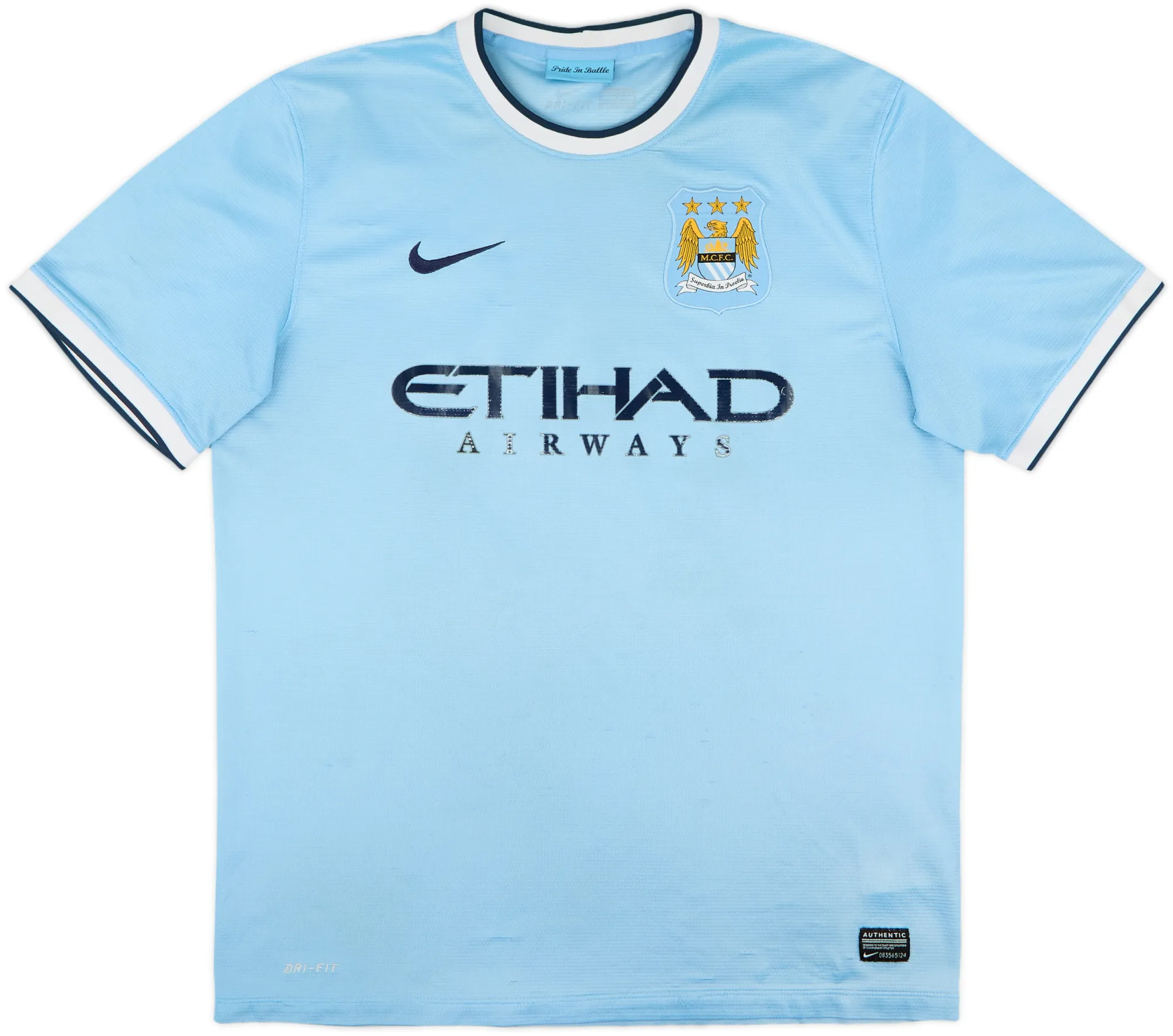 Nike Manchester City Mens SS Home Shirt 2013/14