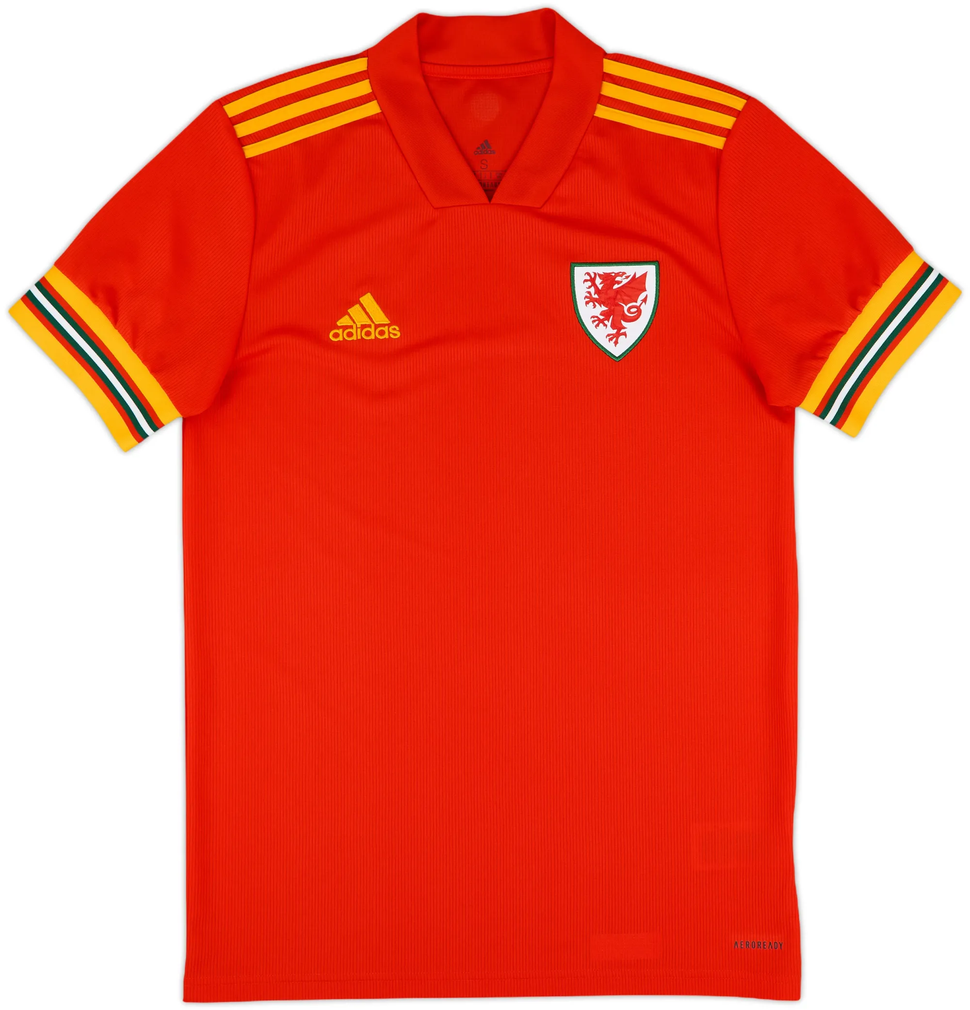 adidas Wales Mens SS Home Shirt 2020