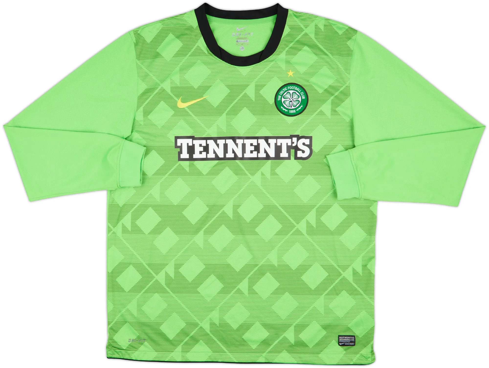 Nike Celtic Mens LS Away Shirt 2010/11