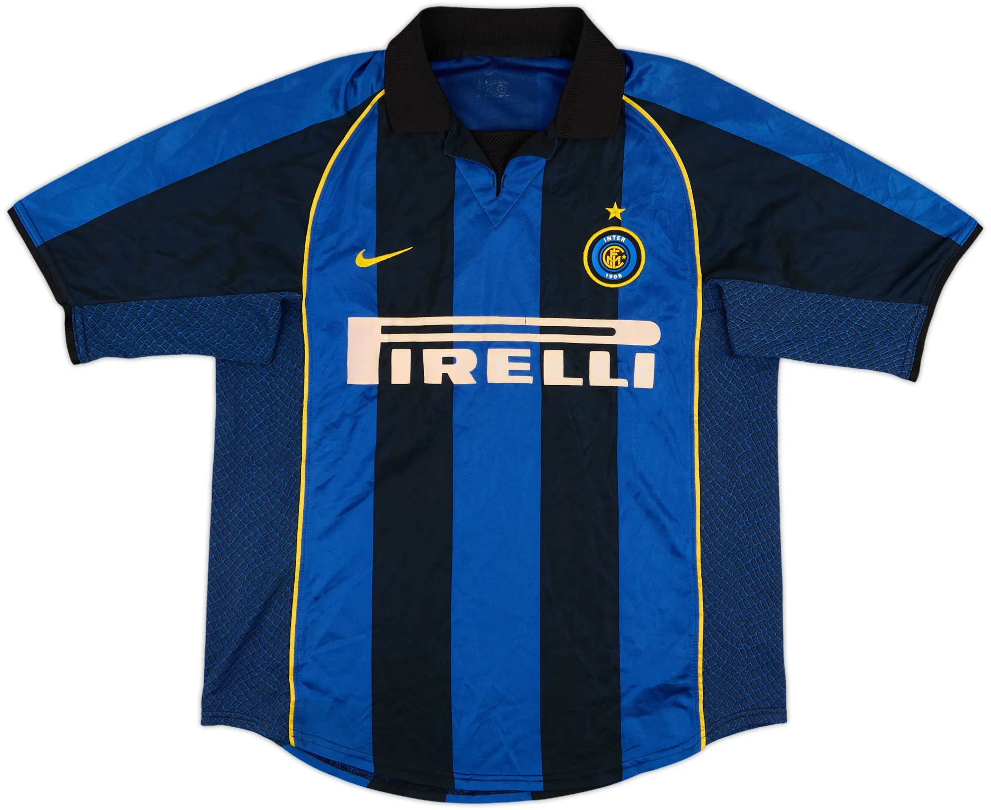 Nike Inter Milan Mens SS Home Shirt 2001/02 | INTH01-119 | FOOTY.COM